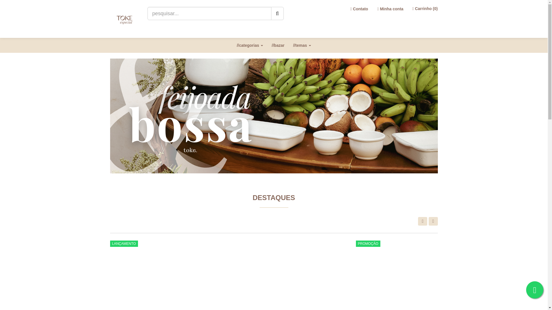 website screenshot of https://tokeespecial.com.br/