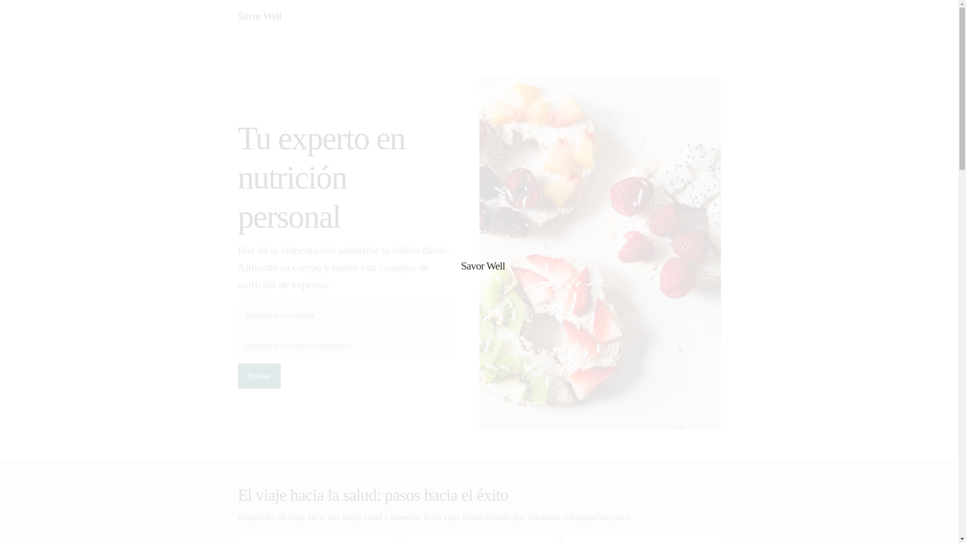 website screenshot of https://savorwellc.info/