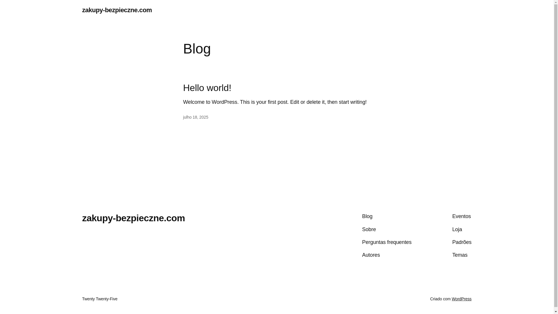 website screenshot of https://zakupy-bezpieczne.com/
