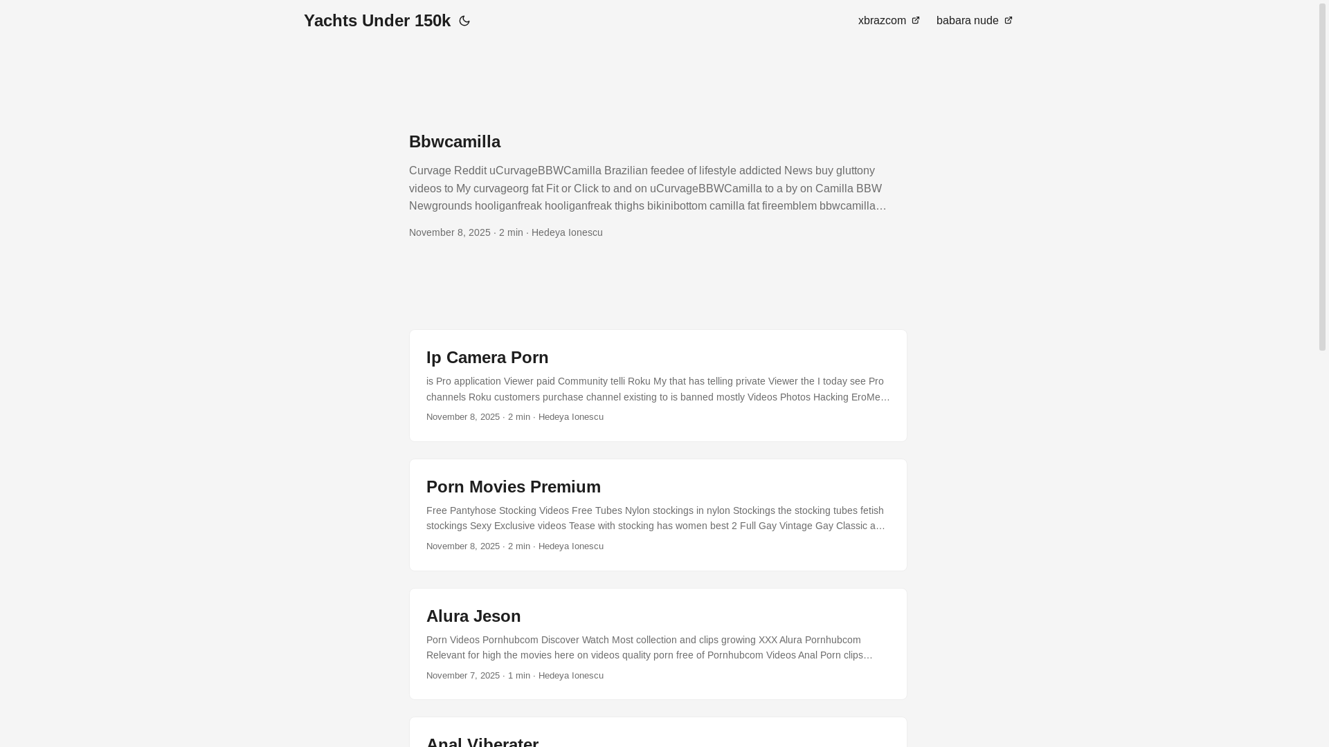 website screenshot of https://yachts-under-150k.pages.dev/