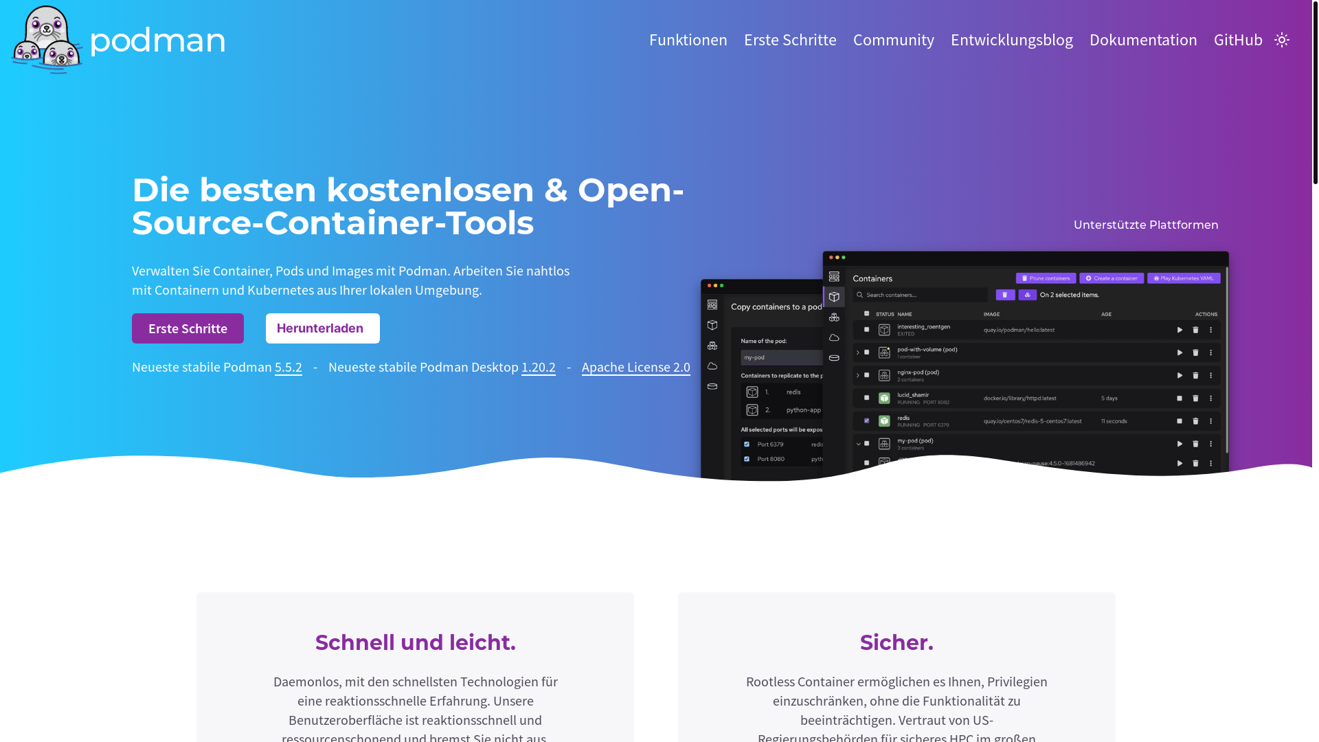 website screenshot of https://podman-rm5.pages.dev/