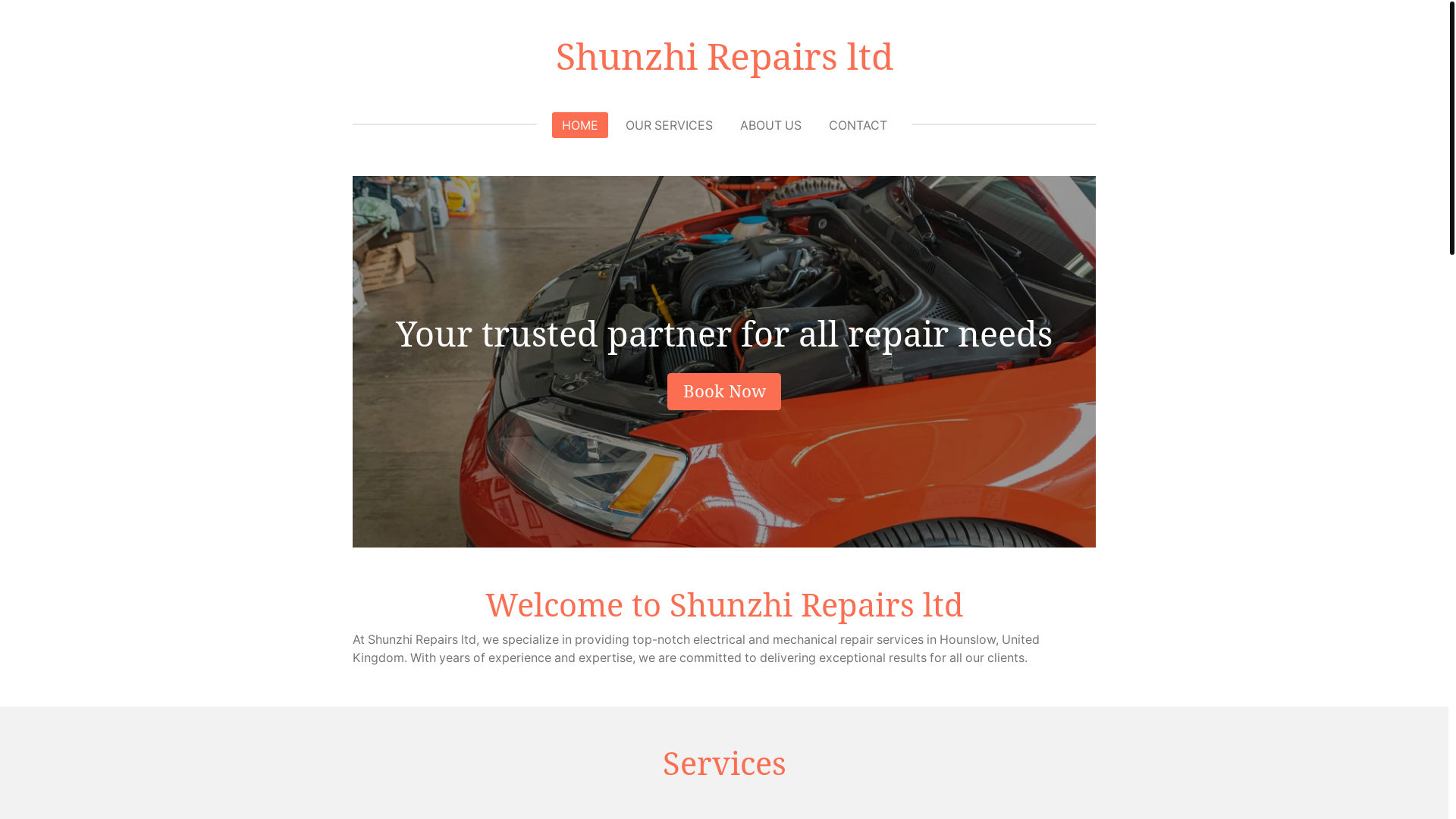 website screenshot of https://shunzhi-repairs-ltd.com/