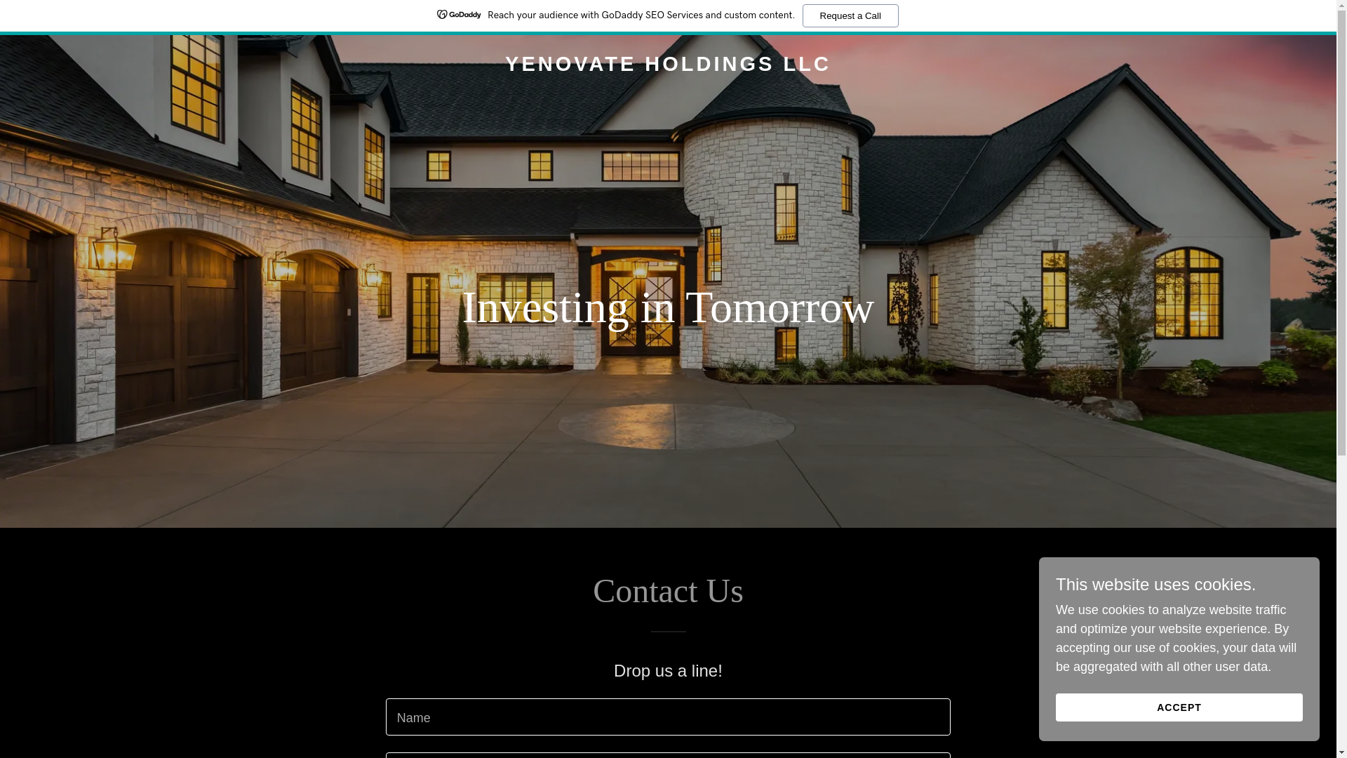 website screenshot of https://yenovate.com/