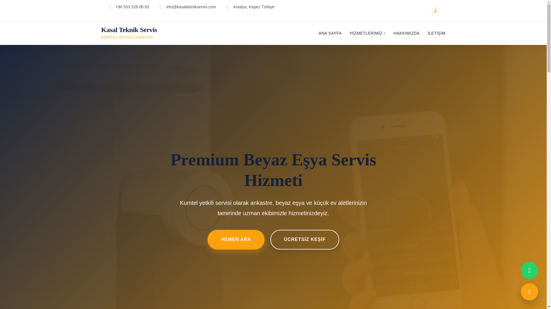 website screenshot of https://kasalteknikservis.com.tr/