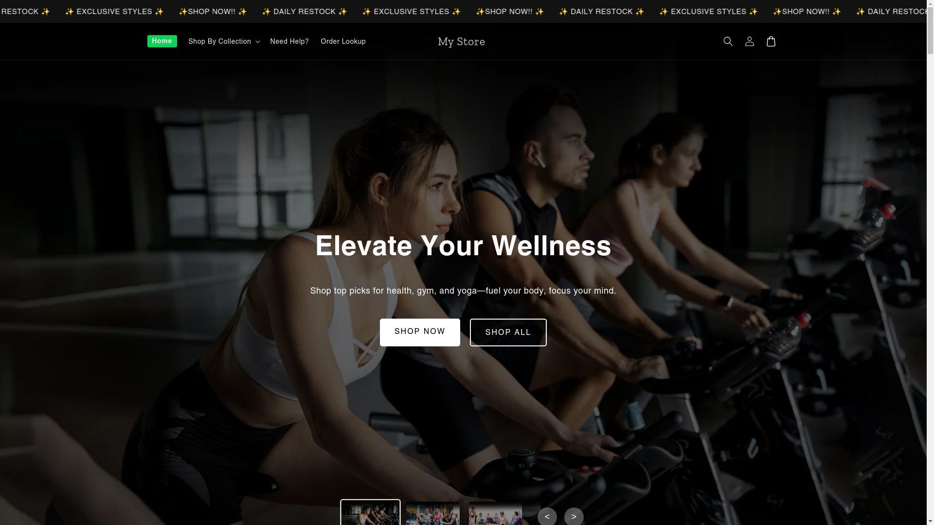 website screenshot of https://elevateyourhealth.us/