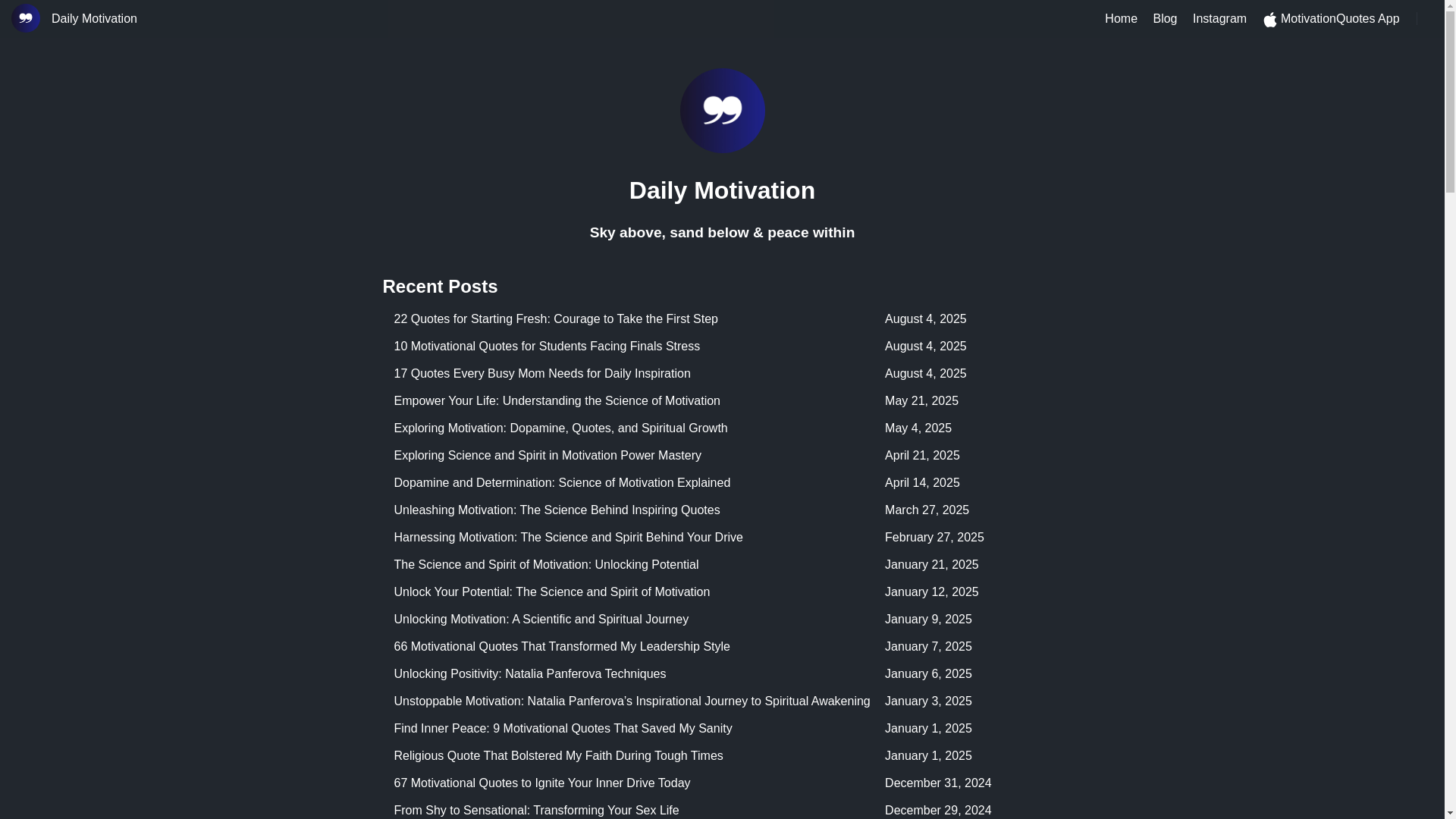 website screenshot of https://daily-motivation-app.pages.dev/