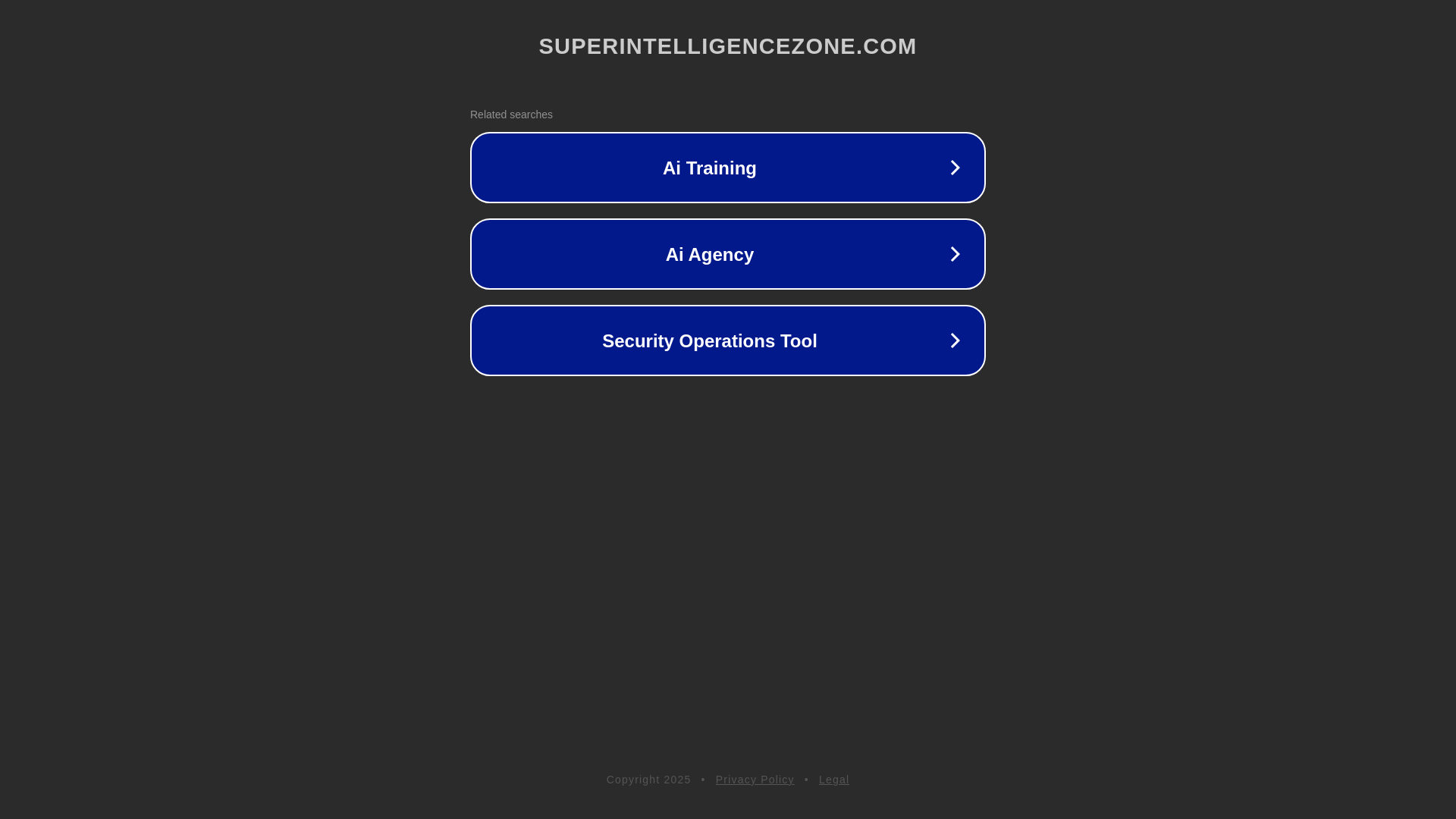 website screenshot of https://superintelligencezone.com/
