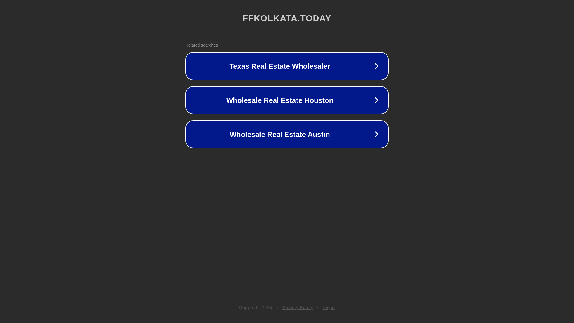 website screenshot of https://ffkolkata.today/