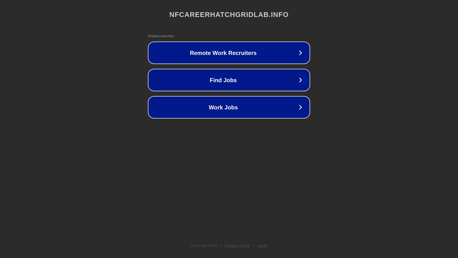 website screenshot of https://nfcareerhatchgridlab.info/