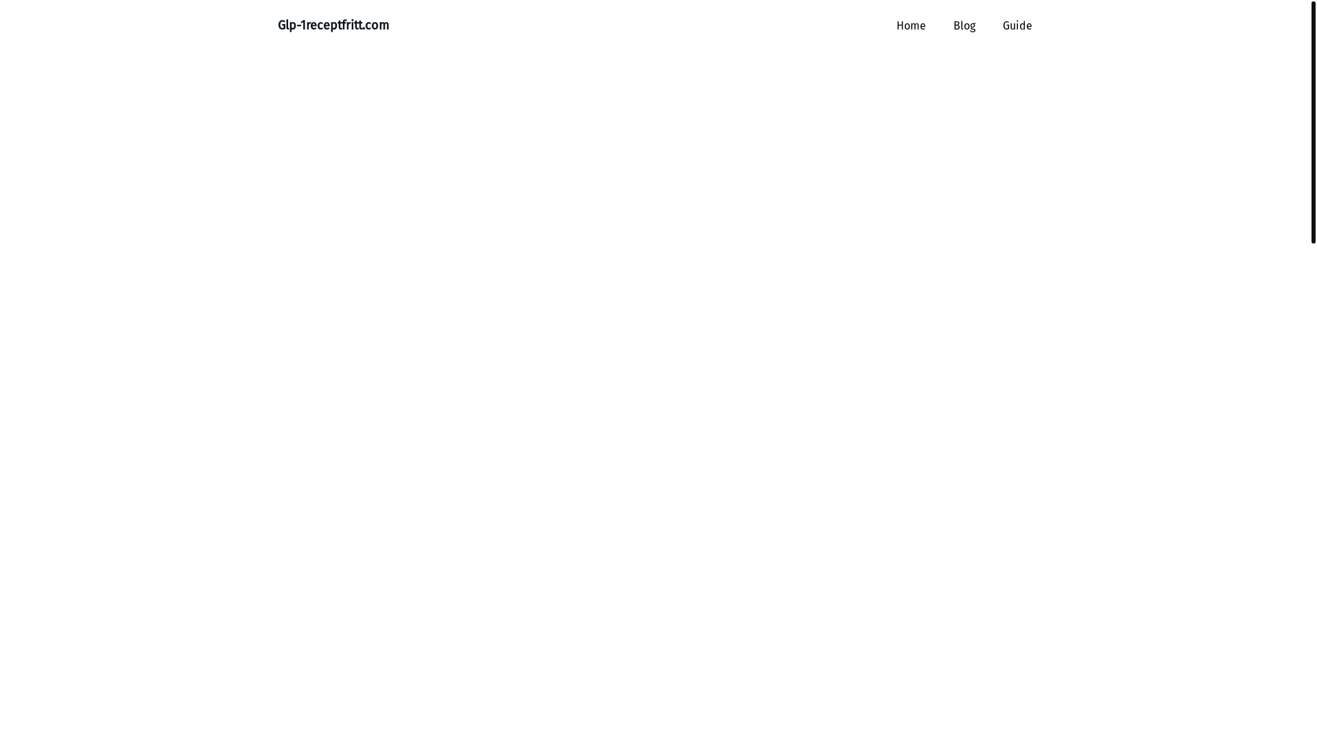 website screenshot of https://glp-1receptfritt.com/