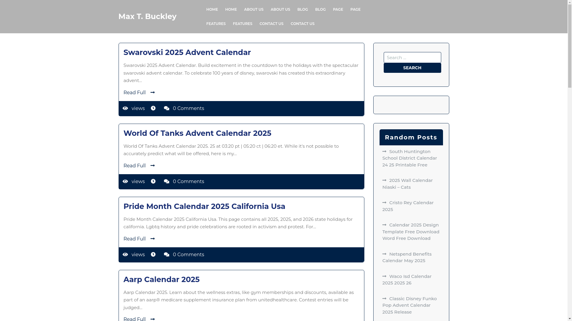 website screenshot of https://maxtbuckley.pages.dev/