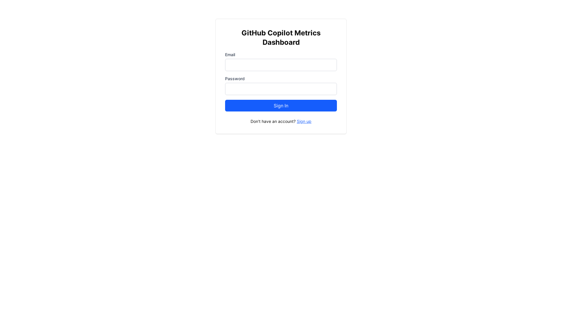 website screenshot of https://b0cc96e5-github-copilot-metri-frontend.pages.dev/