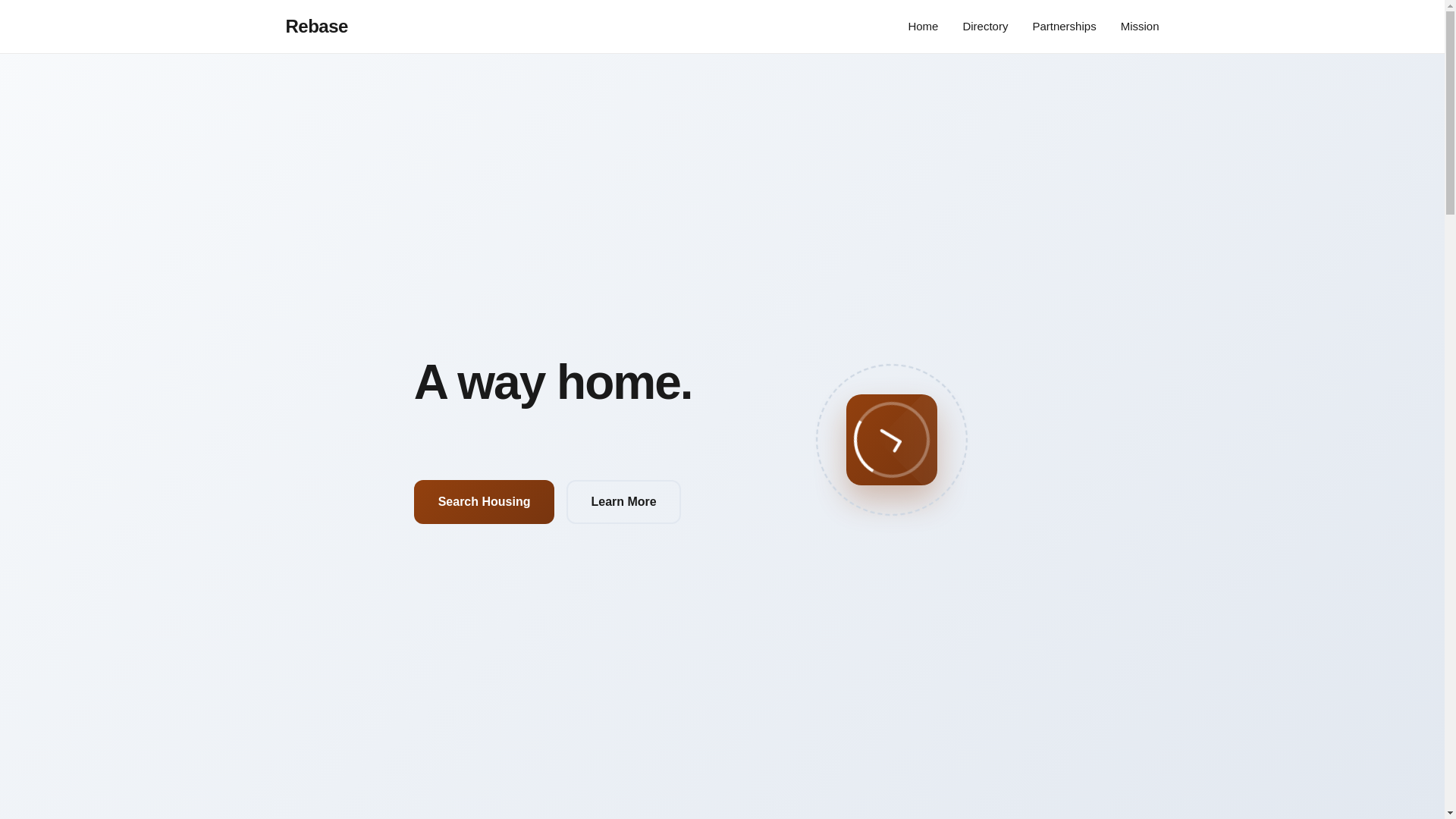website screenshot of https://rebaseproject.org/