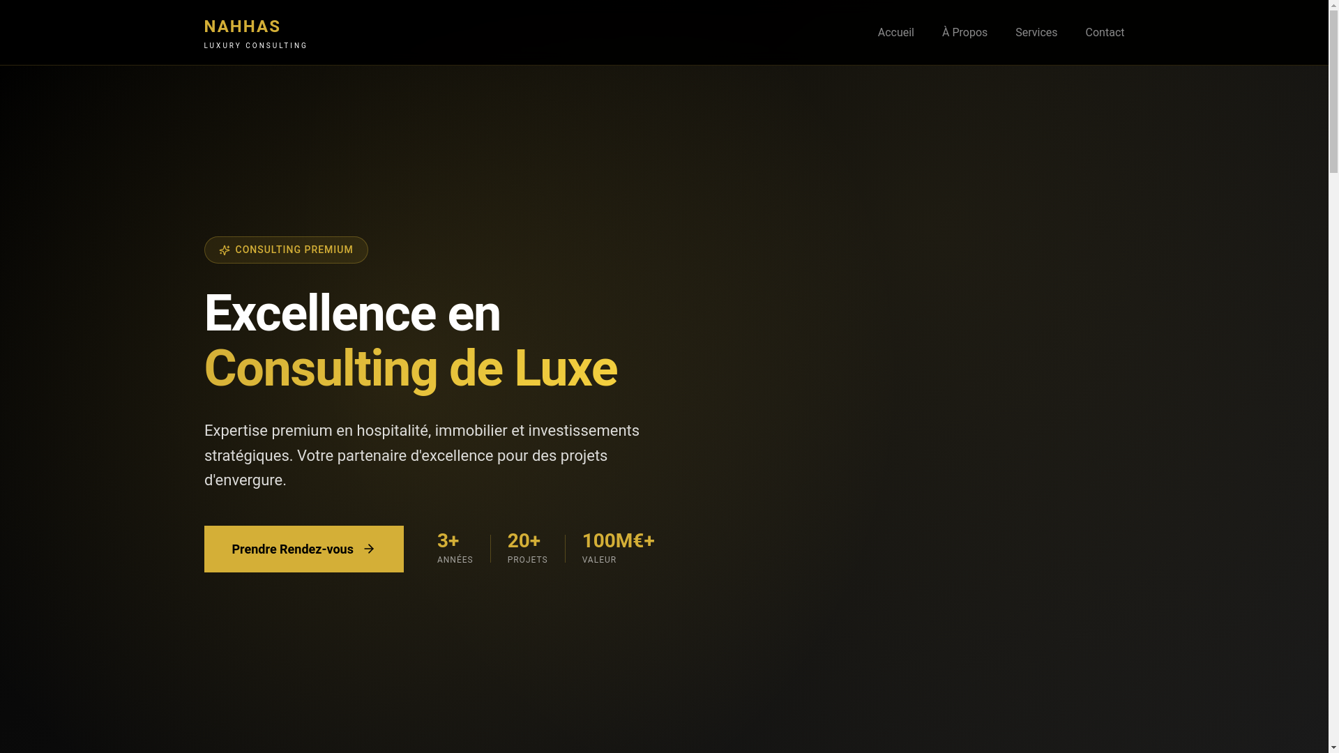 website screenshot of https://nahhasluxuryconsulting.com/