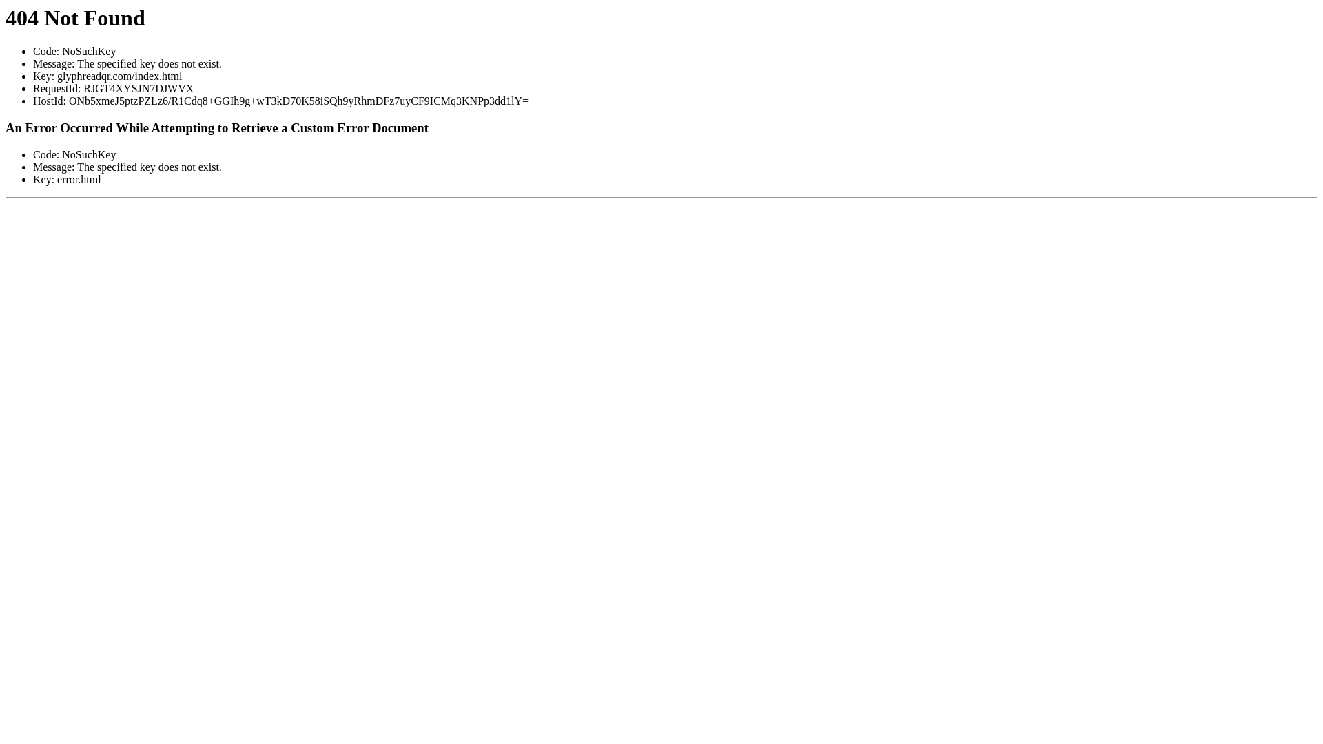website screenshot of https://glyphreadqr.com/