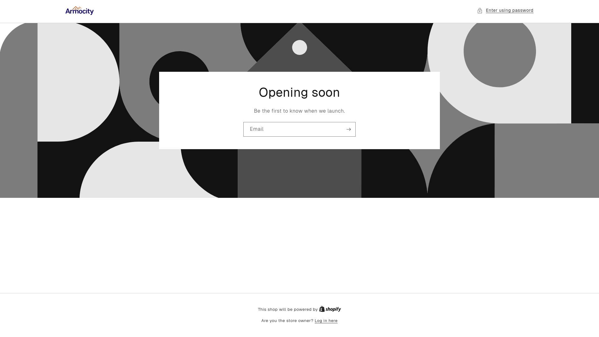 website screenshot of https://armocity.com/