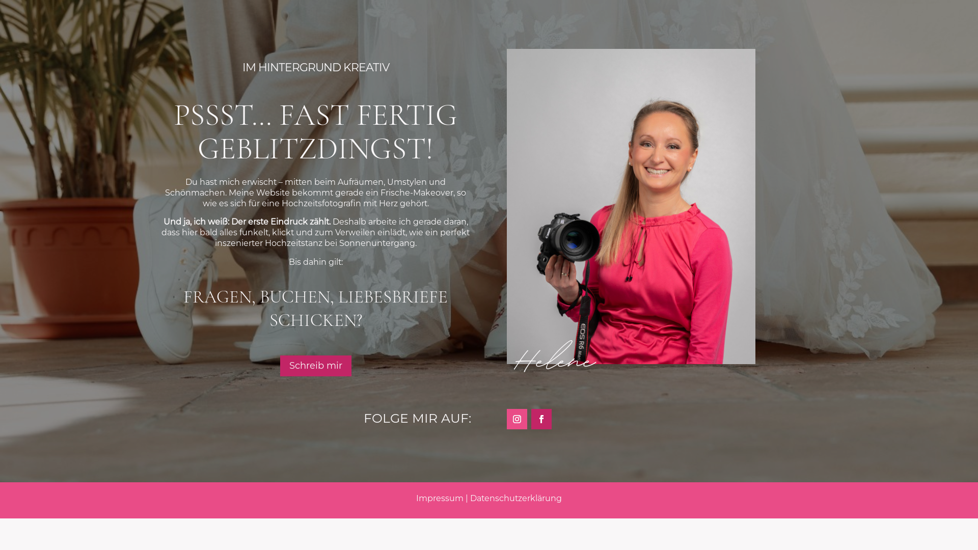 website screenshot of https://helenekarsten-fotografie.de/