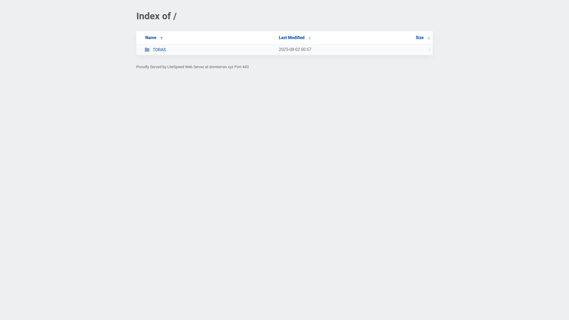website screenshot of https://domterran.xyz/