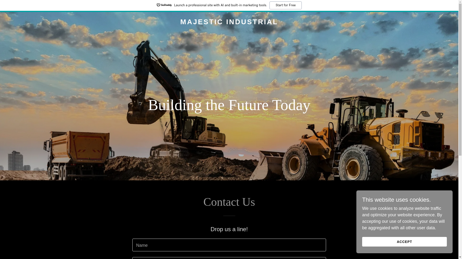 website screenshot of https://majesticut.com/
