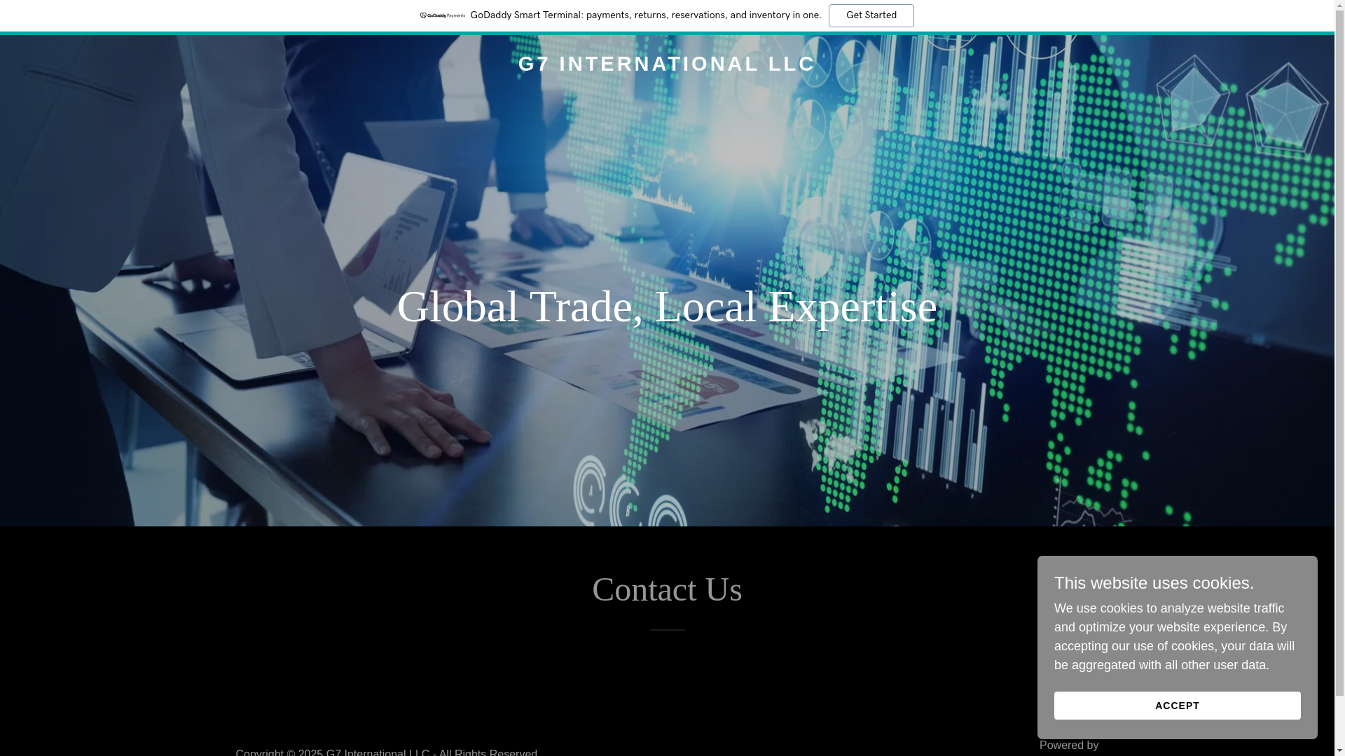 website screenshot of https://g7international.co.in/
