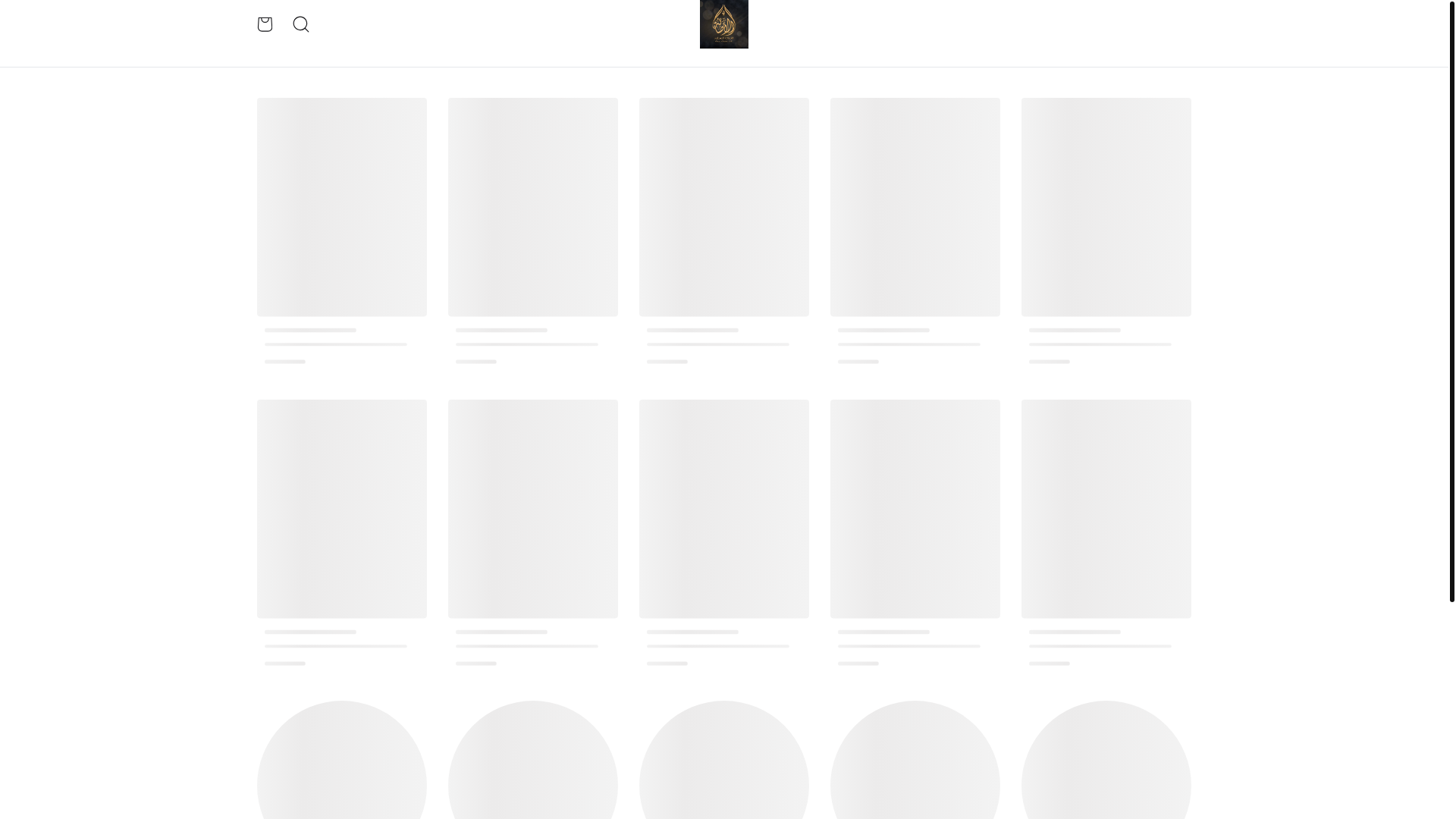 website screenshot of https://alasalaperfume.store/