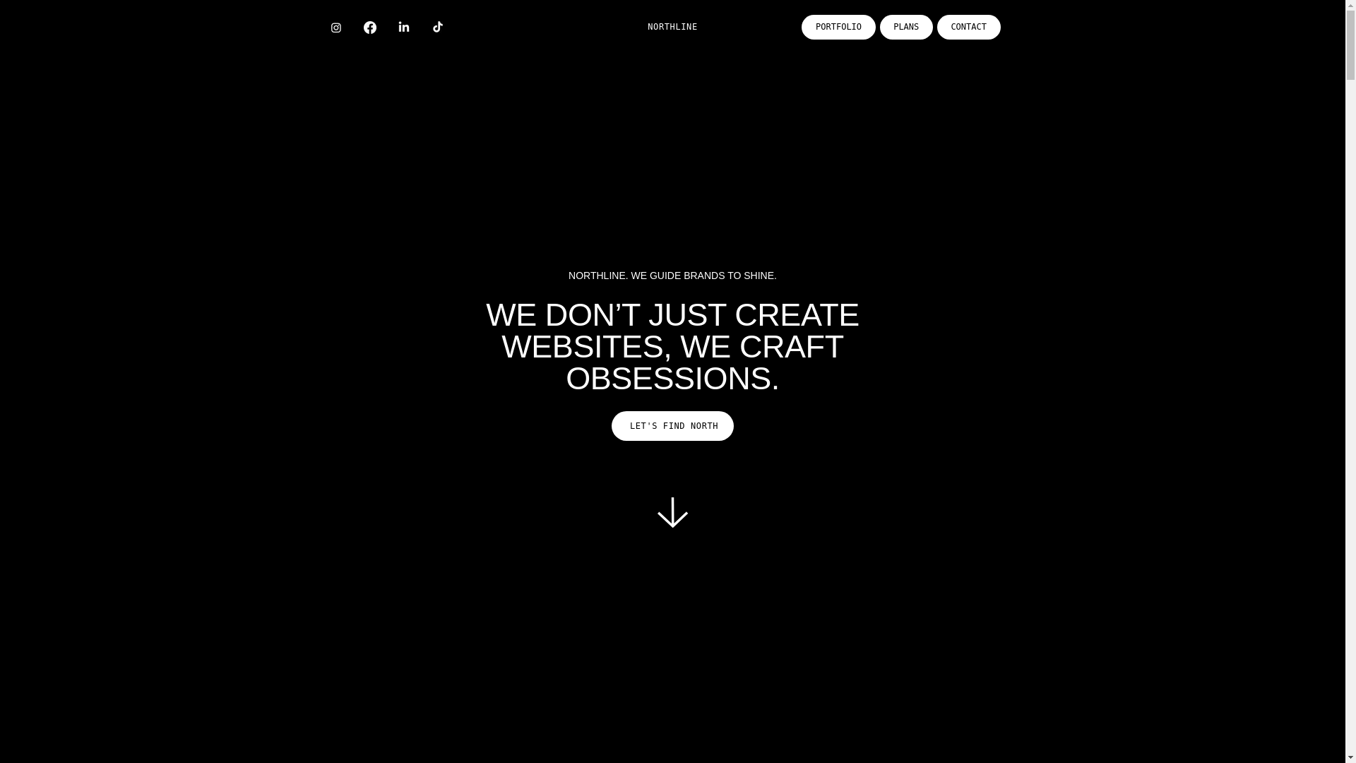 website screenshot of https://northline.at/