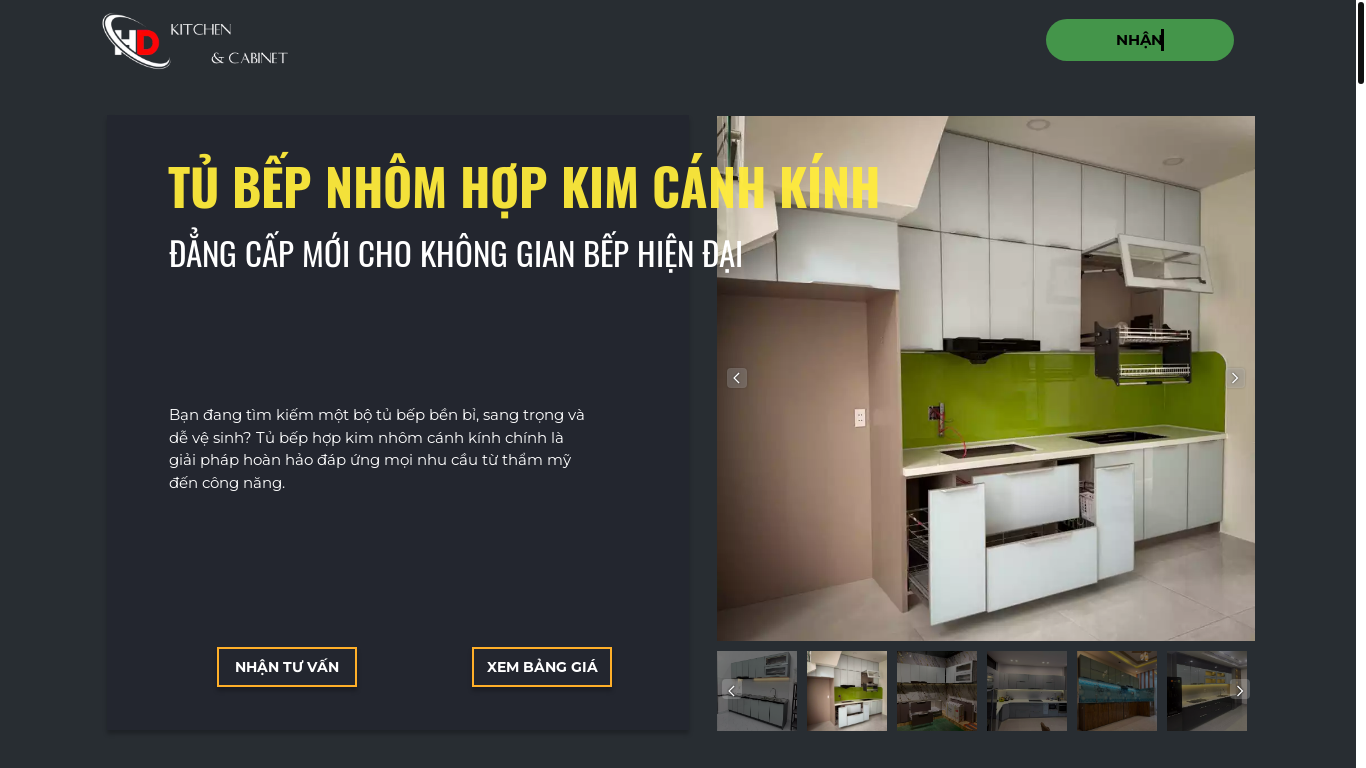 website screenshot of https://tubepcanhkinh.top/