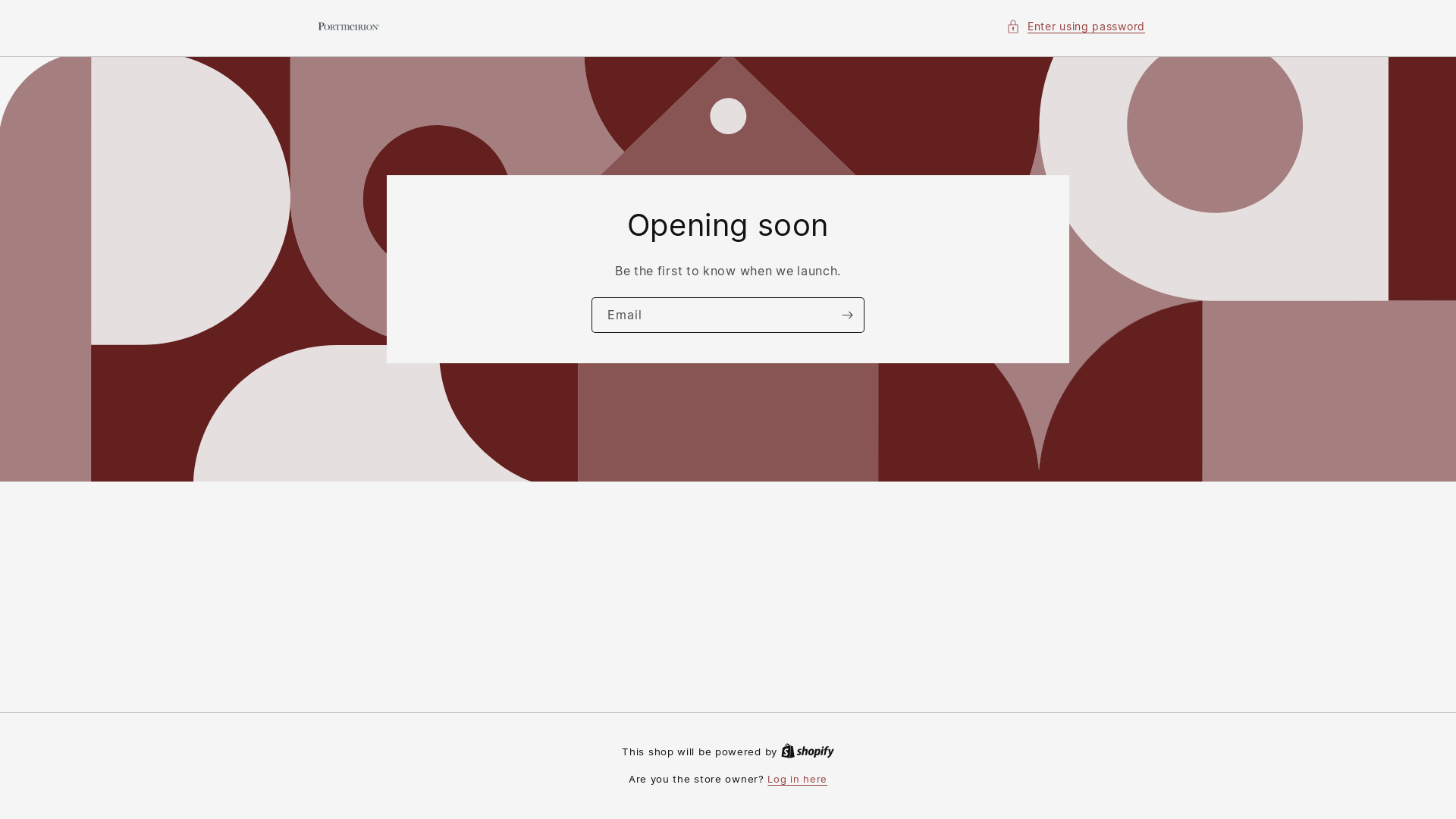 website screenshot of https://portmeirion.com.co/