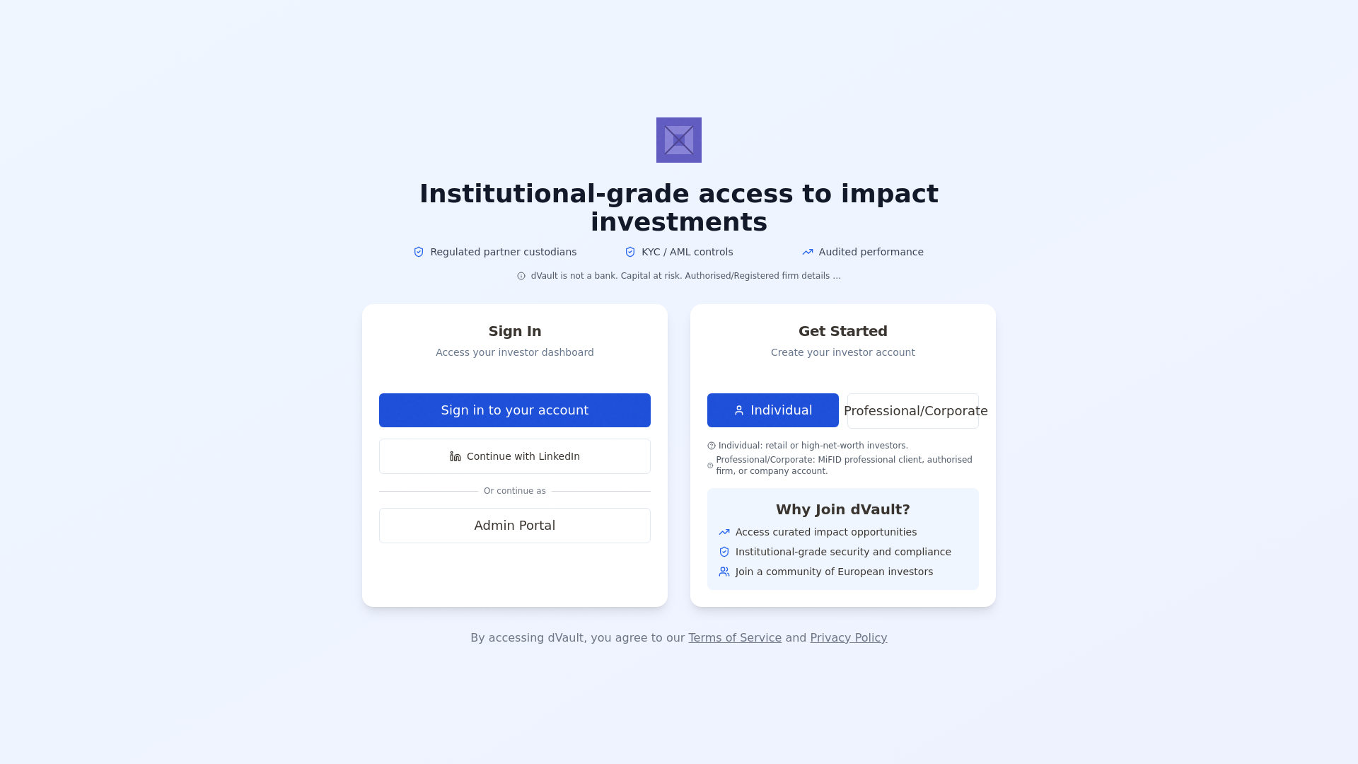 website screenshot of https://dvault-latest.pages.dev/