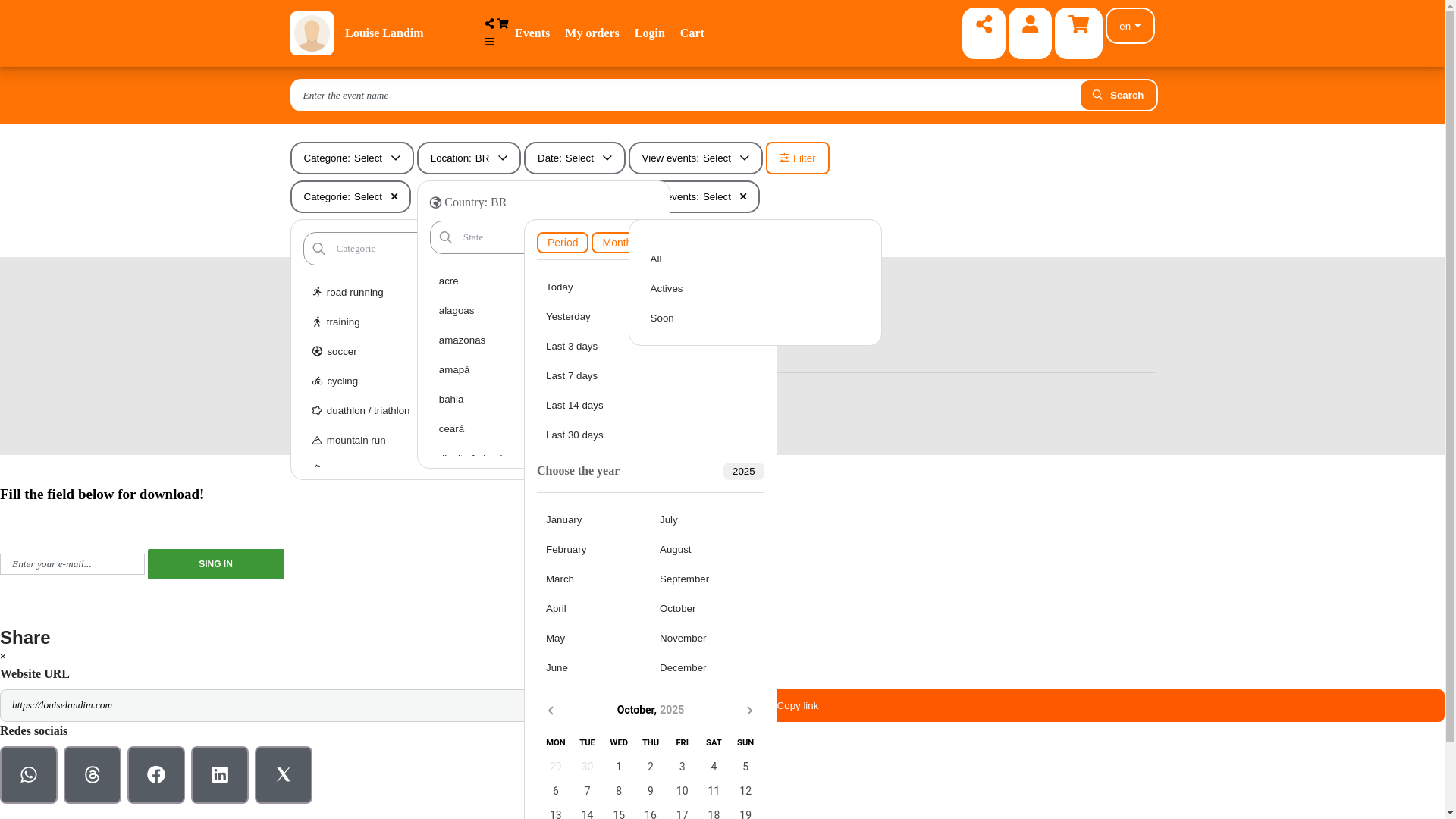 website screenshot of https://louiselandim.com/