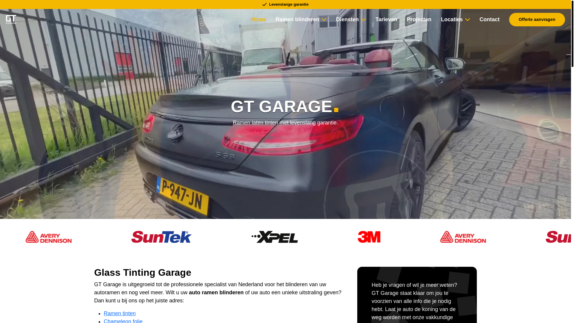 website screenshot of https://gt-garage.pages.dev/