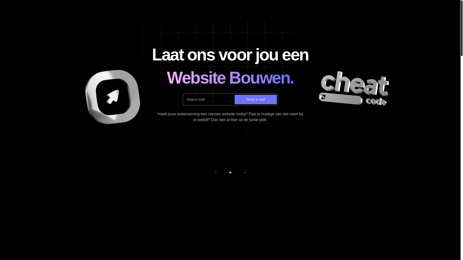 website screenshot of https://thecheatcode.be/