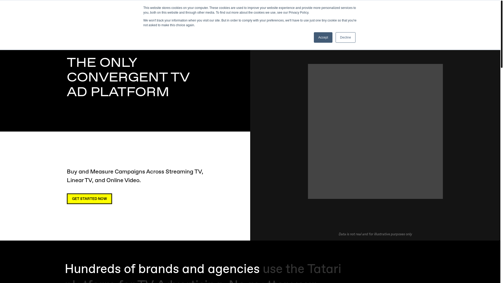 website screenshot of https://tataritv.com/