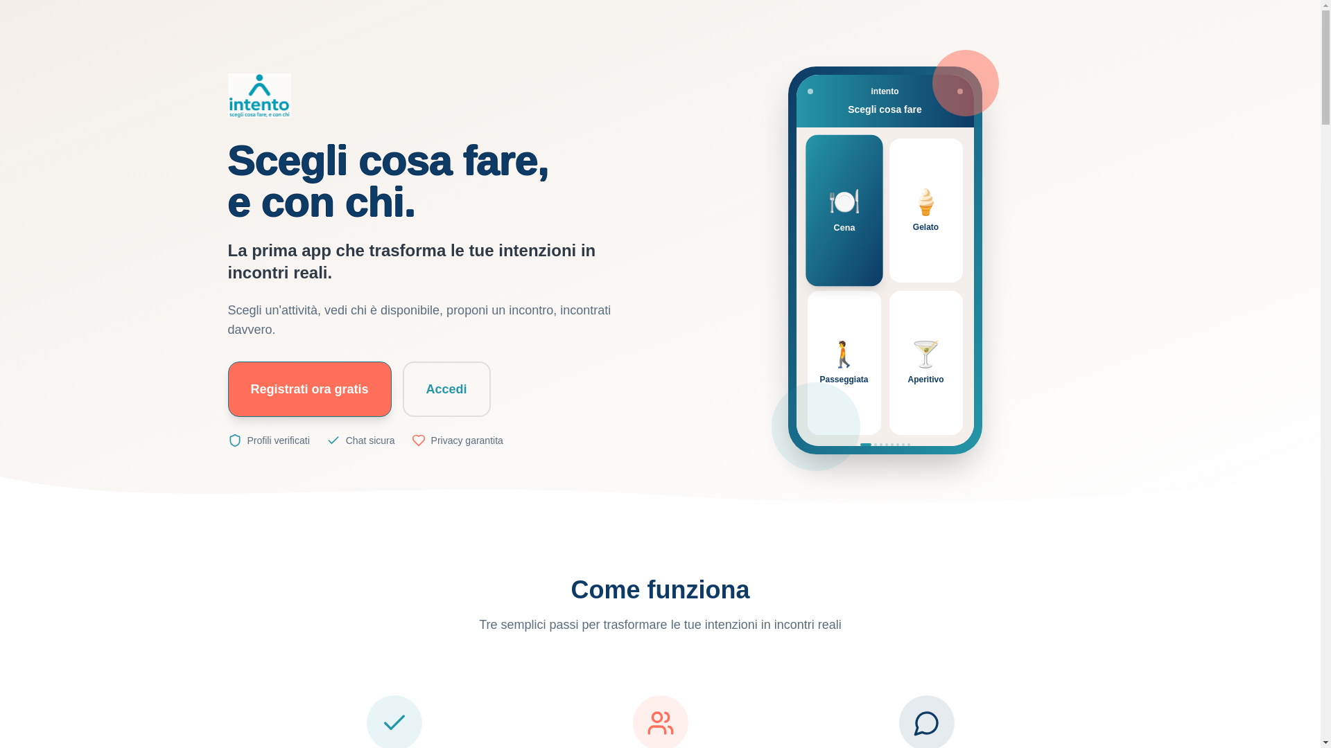 website screenshot of https://intento.social/