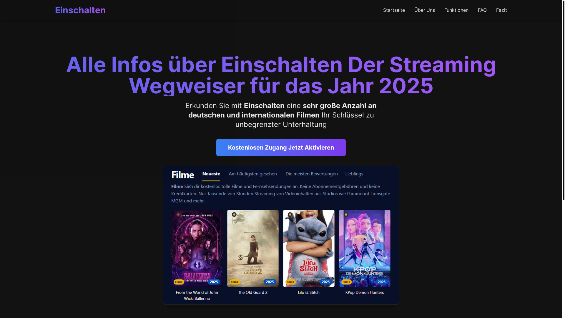 website screenshot of https://einschalten-nrch.pages.dev/