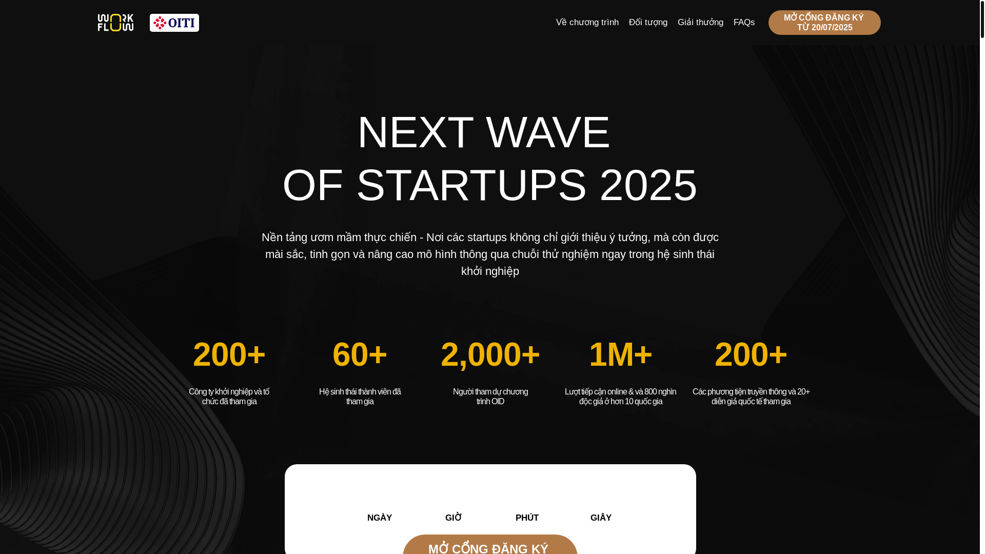 website screenshot of https://nextwaveofstartups.com/