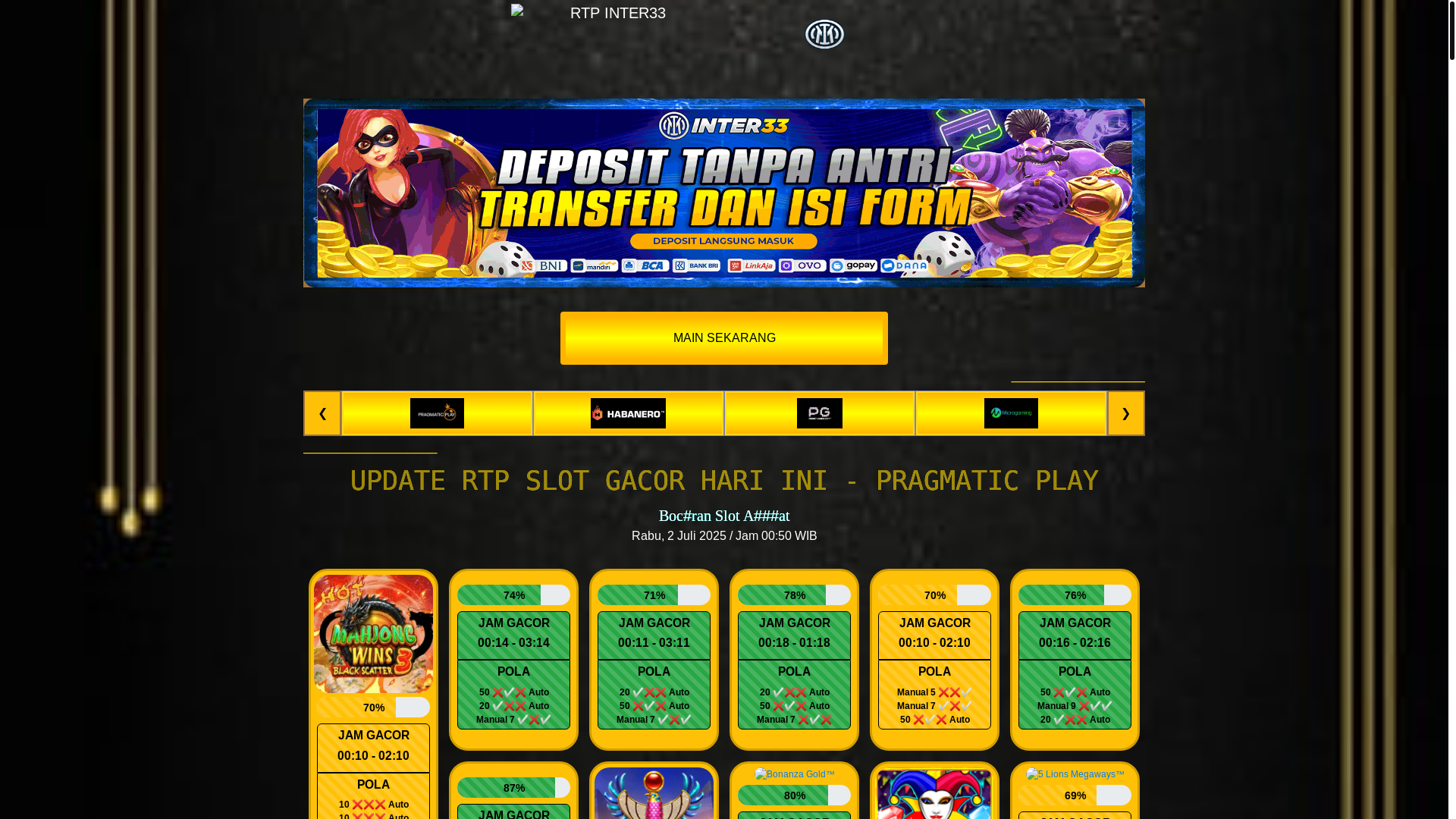 website screenshot of https://rtpinter33s.pages.dev/