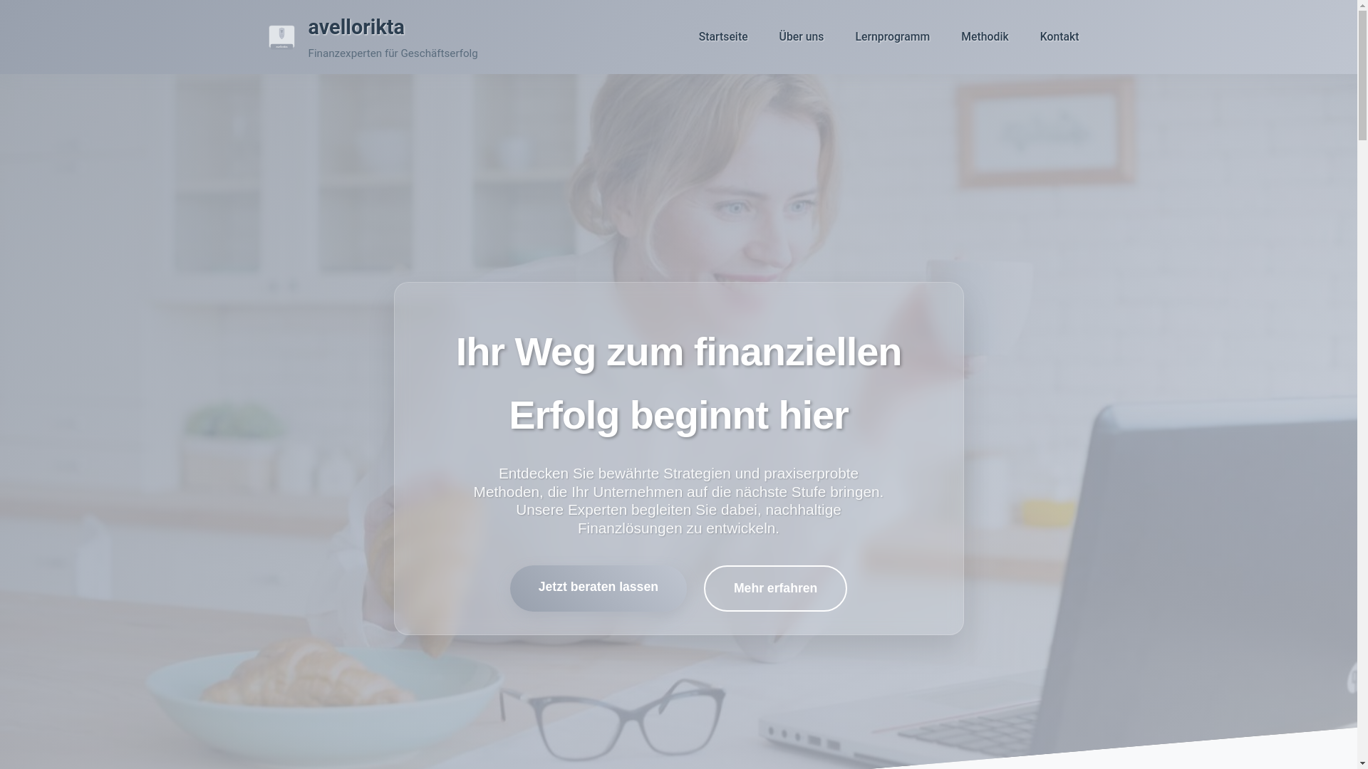 website screenshot of https://avellorikta.com/