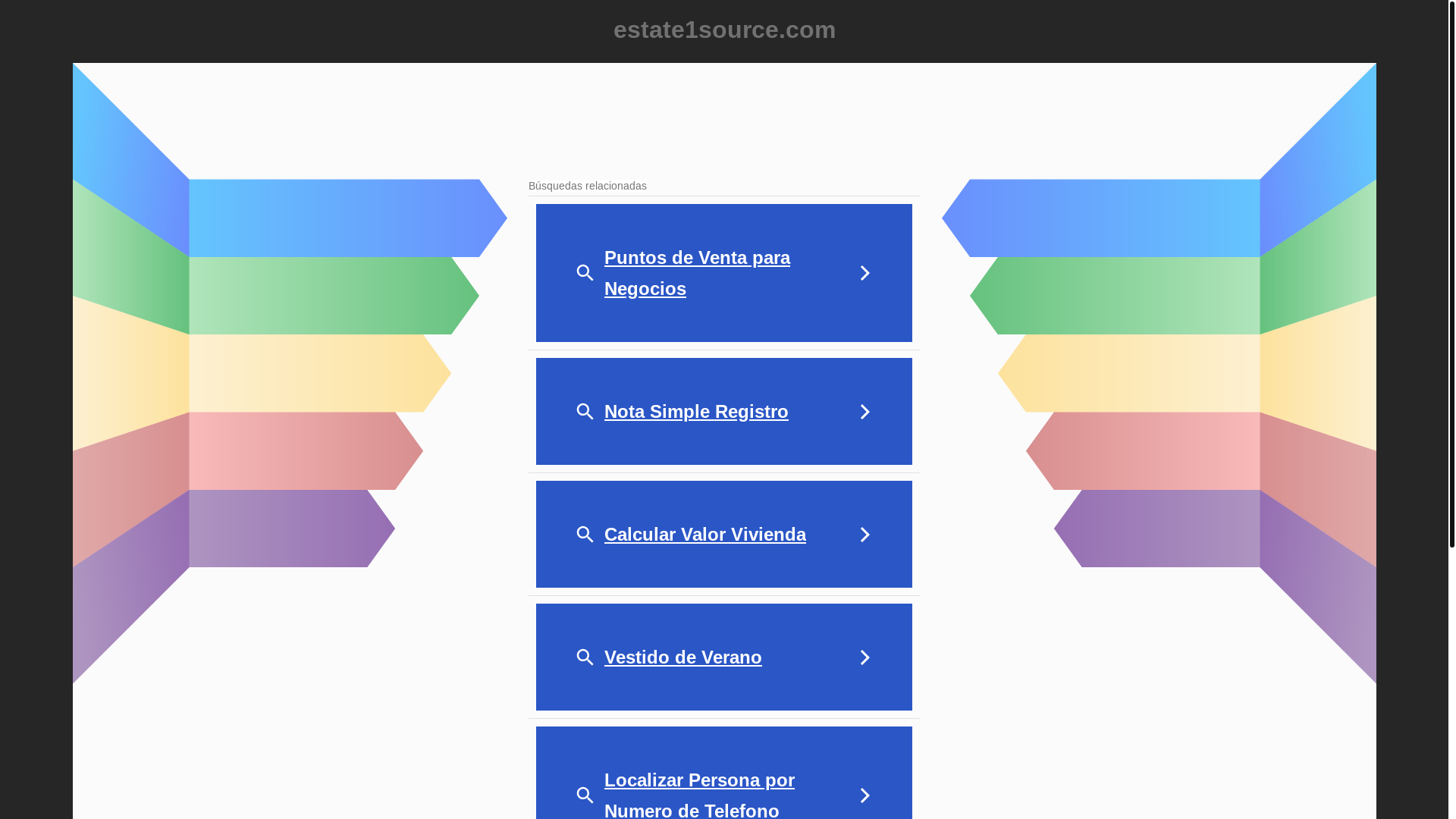 website screenshot of https://estate1source.com/