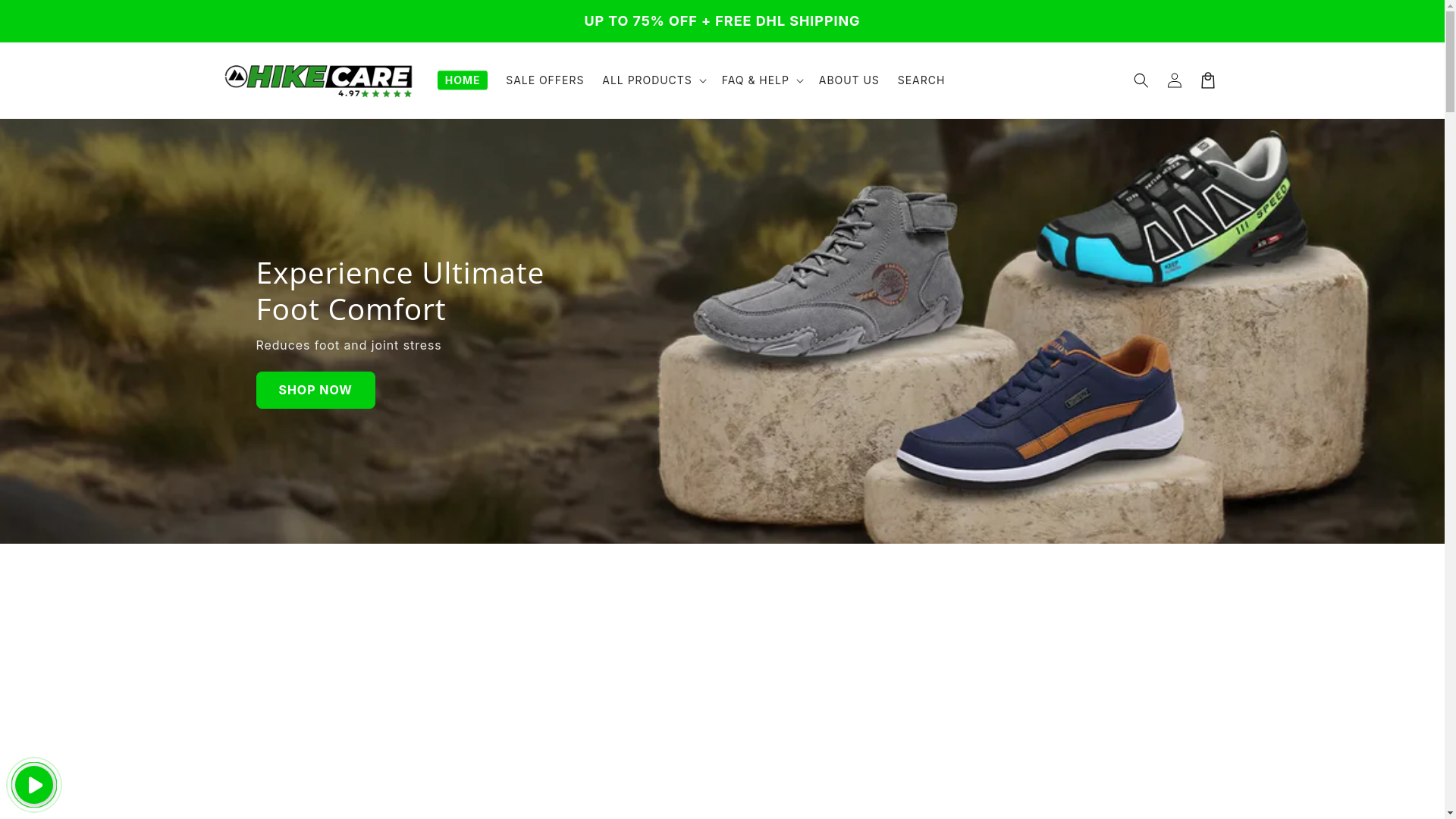 website screenshot of https://hikecarestore.com/