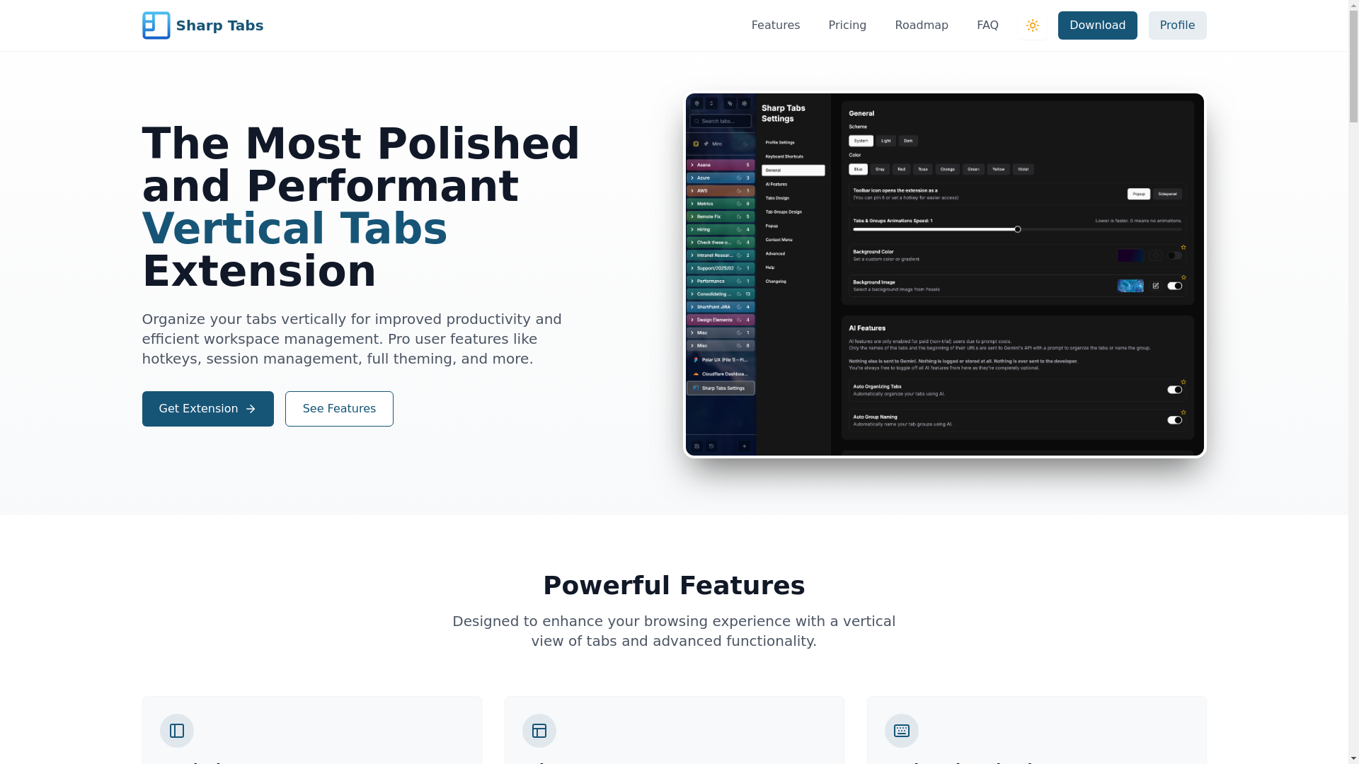 website screenshot of https://sharptabs.pages.dev/