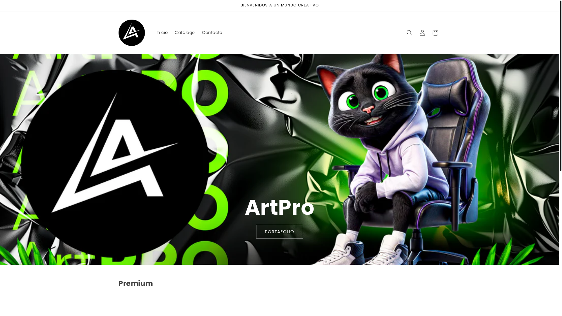 website screenshot of https://artproproduccionaudiovisual.com/