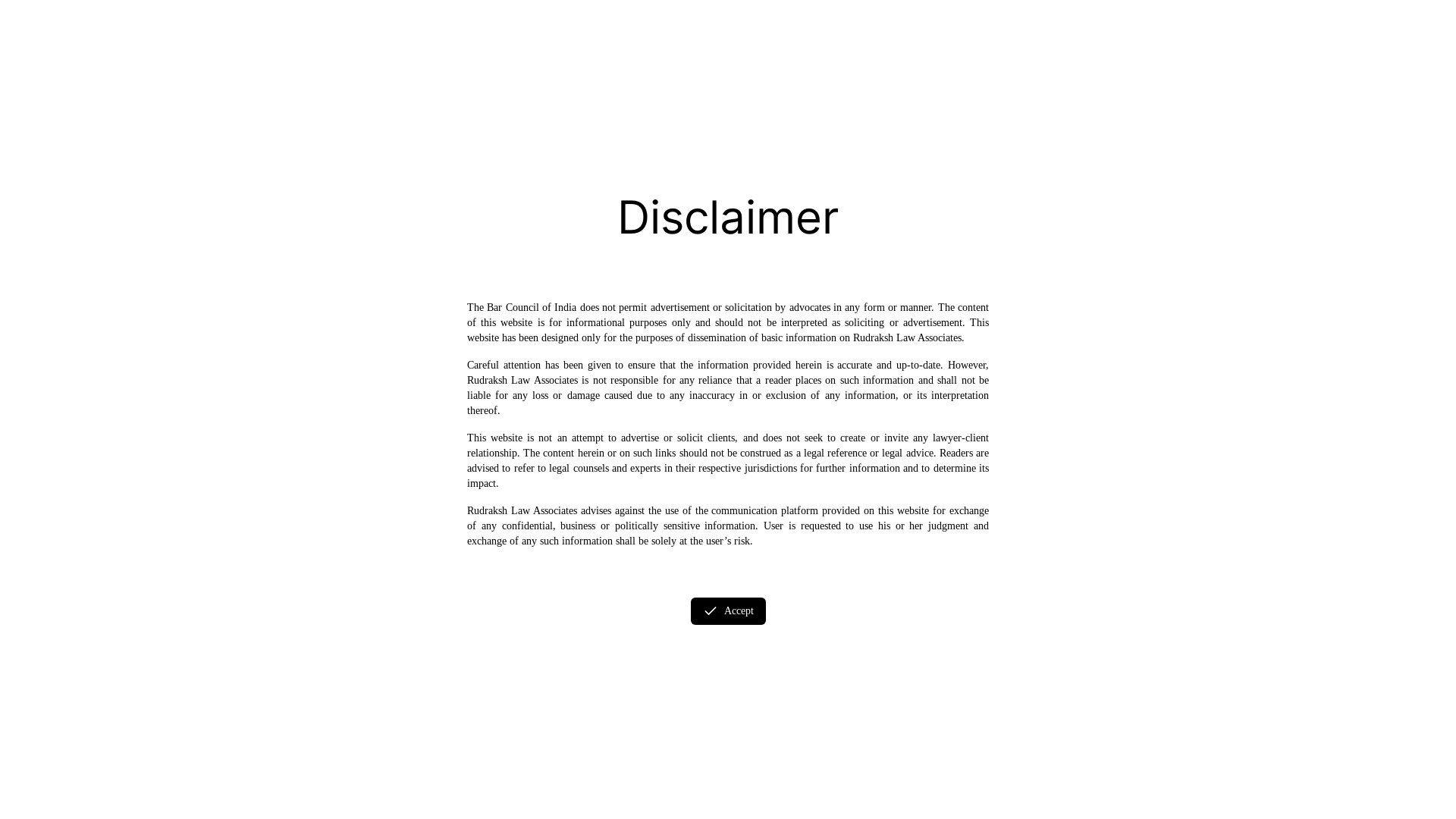 website screenshot of https://rudrakshlawassociates.pages.dev/