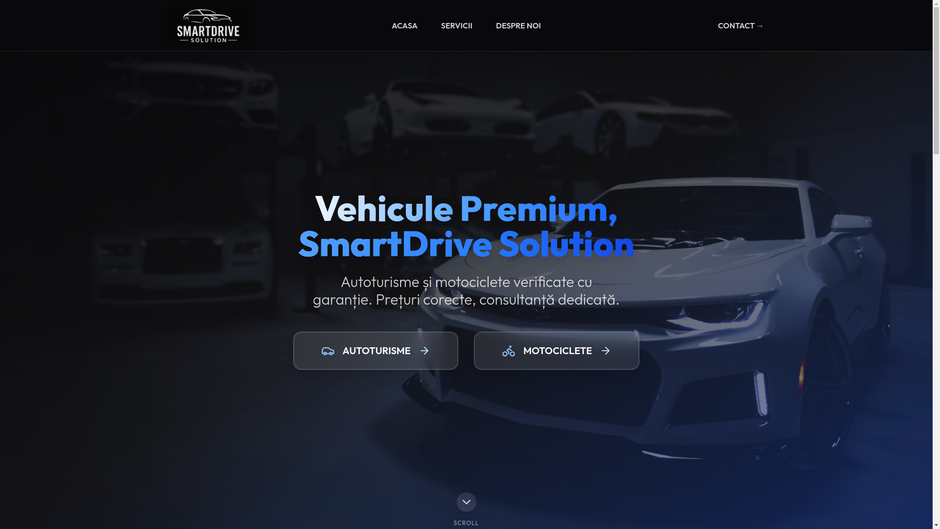 website screenshot of https://smartdrivesolution.ro/
