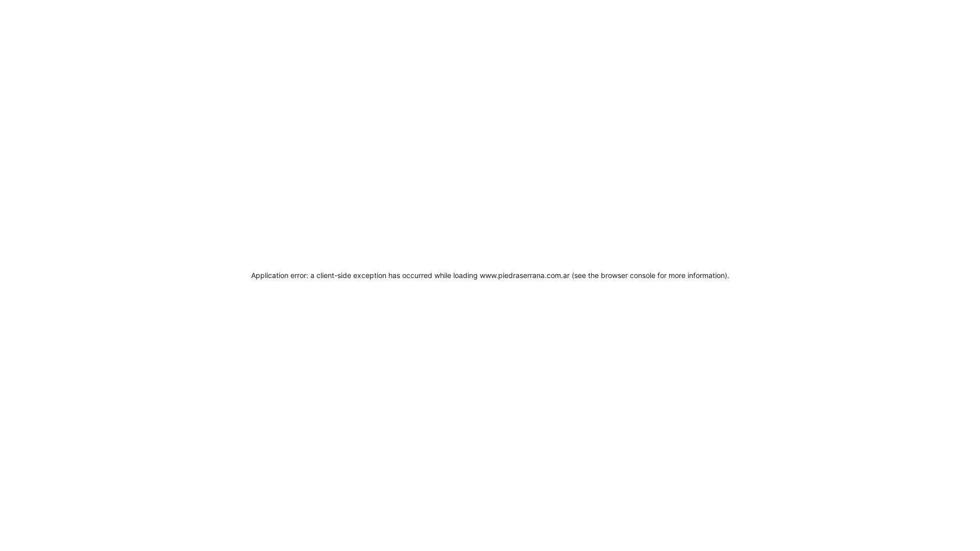 website screenshot of https://piedraserrana.com.ar/