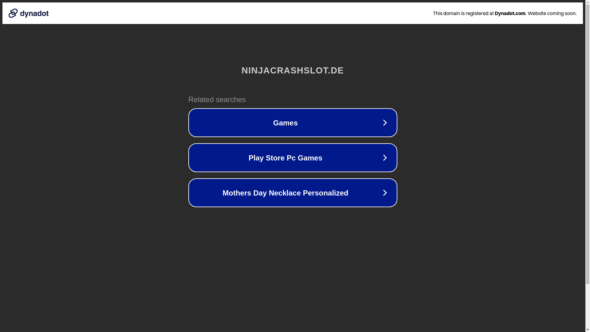 website screenshot of https://ninjacrashslot.de/