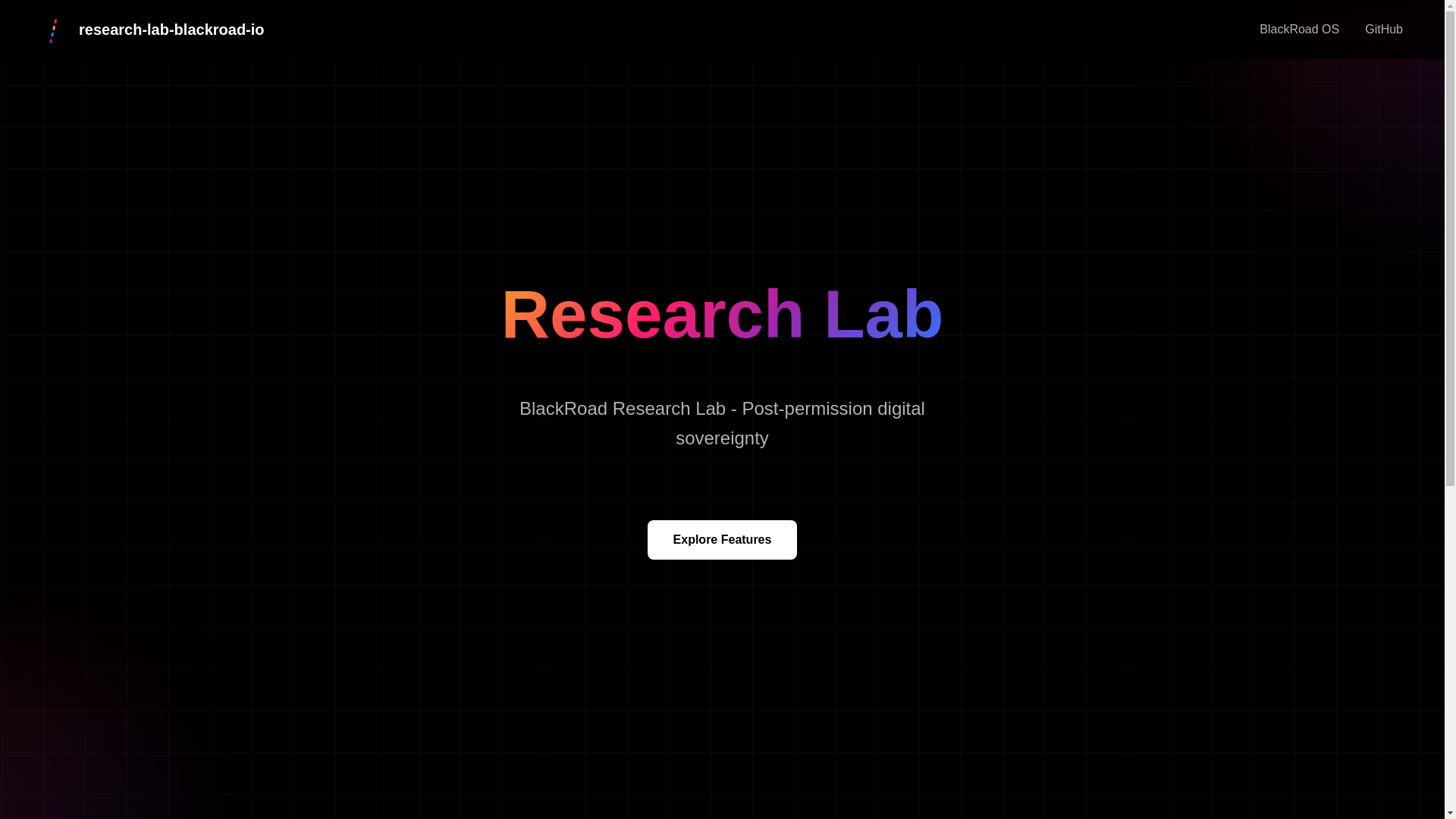 website screenshot of https://research-lab-blackroad-io.pages.dev/