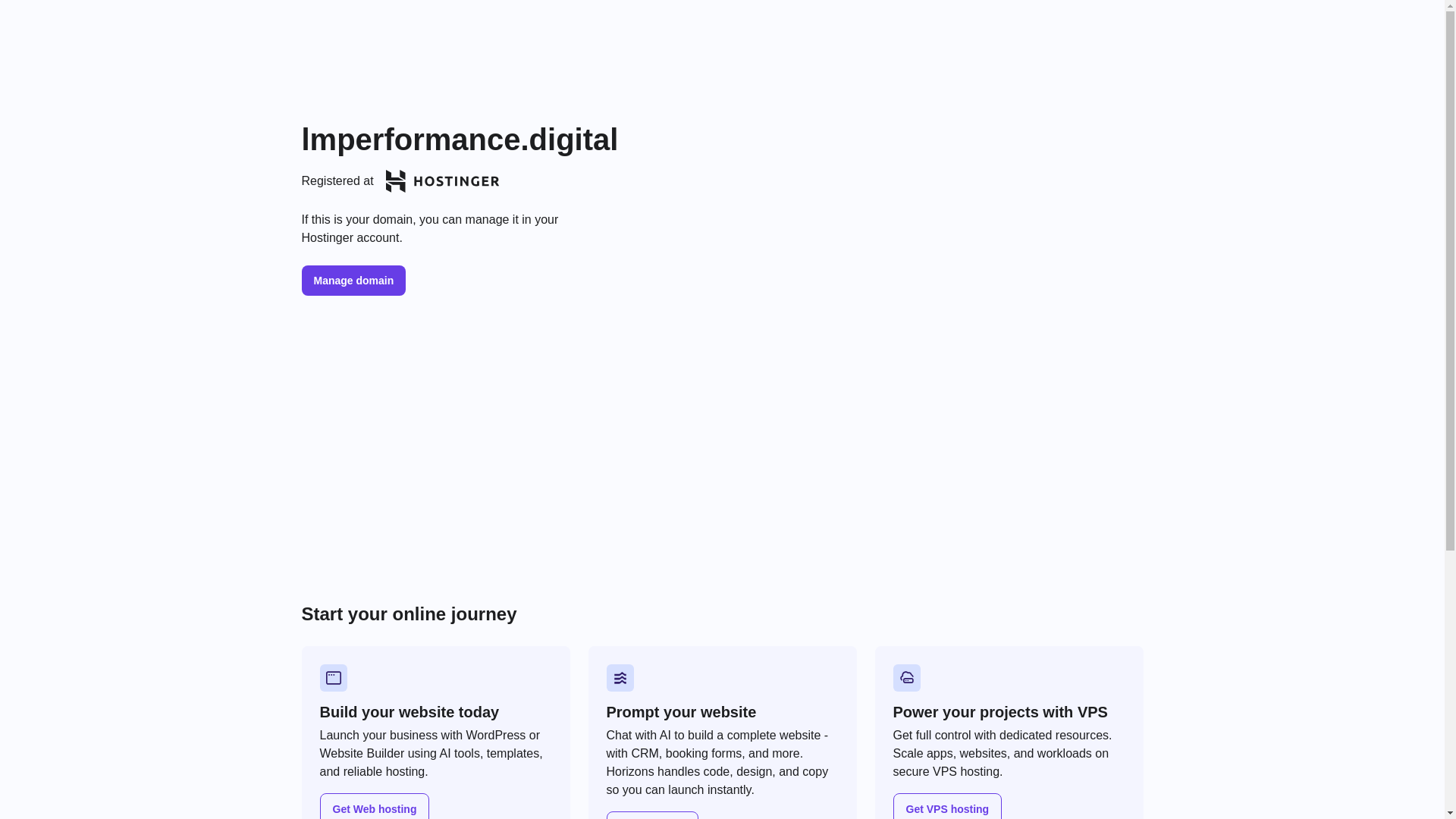 website screenshot of https://lmperformance.digital/