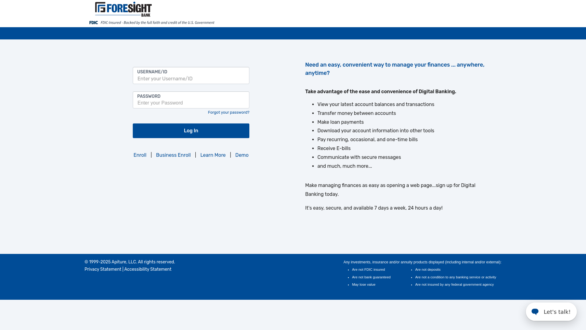 website screenshot of https://secure5ffgbank.com/