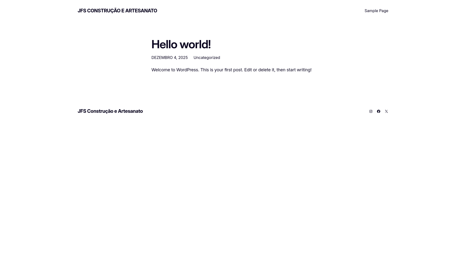 website screenshot of https://jfsconstrucaoeartesanato.pt/